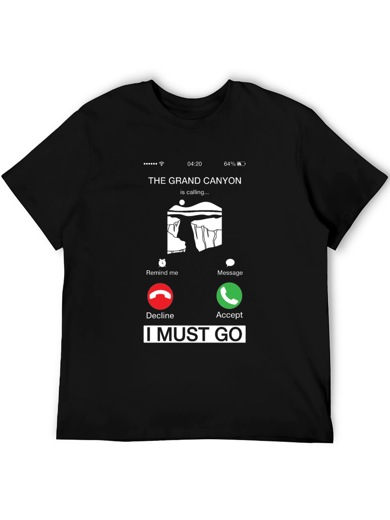 Grand Canyon Calling T-Shirt - Must Go Adventure Tee
