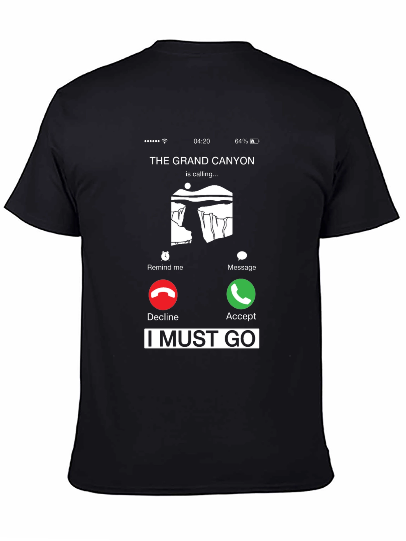 Grand Canyon Calling T-Shirt - Must Go Adventure Tee
