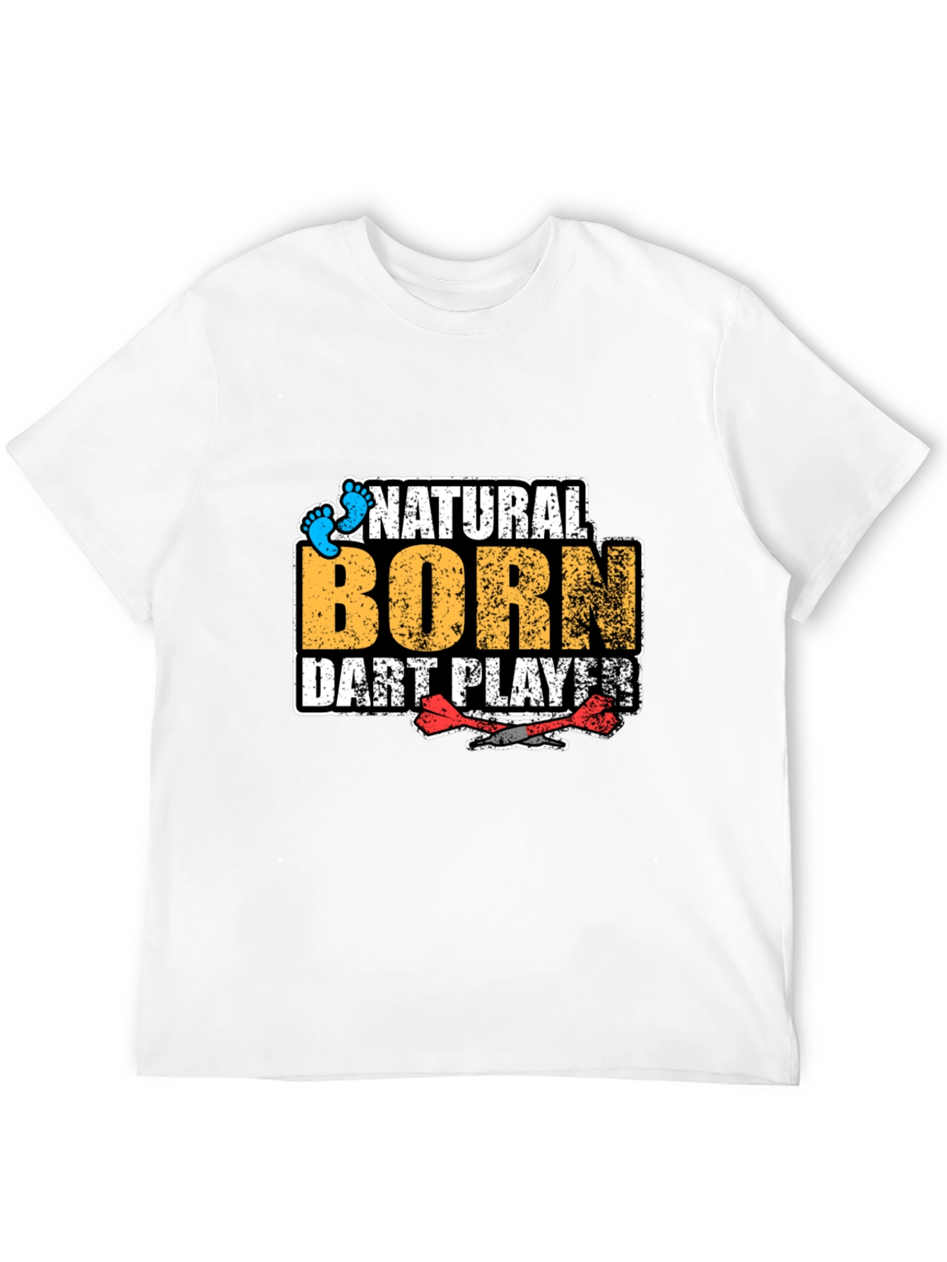 Natural Born Dart Player Graphic Tee