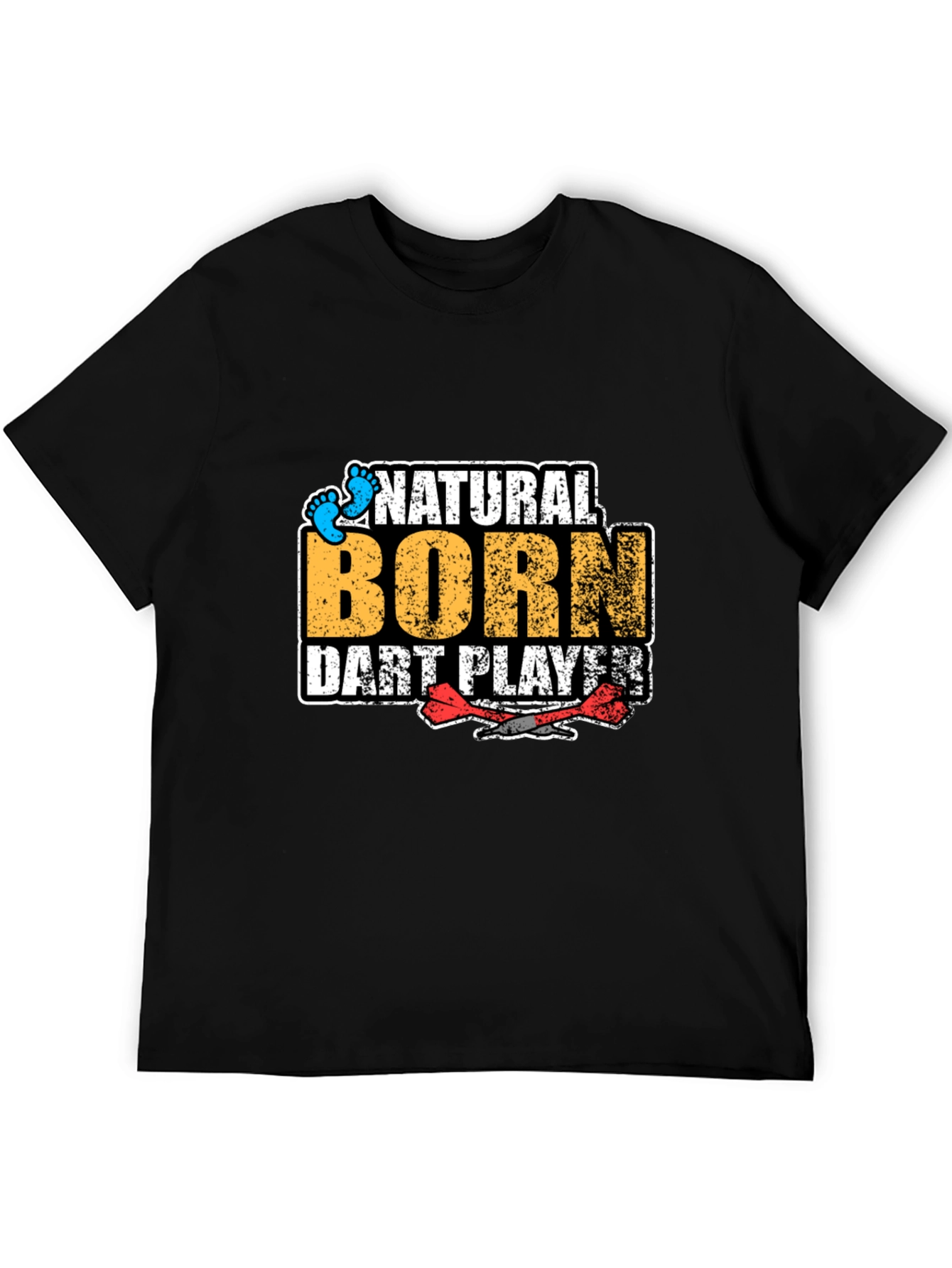 Natural Born Dart Player Graphic Tee