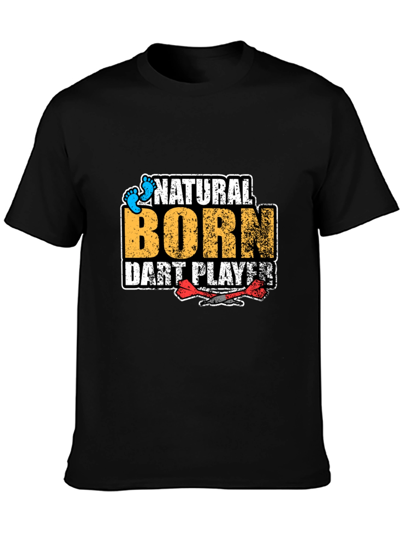 Natural Born Dart Player Graphic Tee