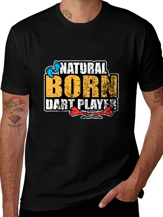 Natural Born Dart Player Graphic Tee