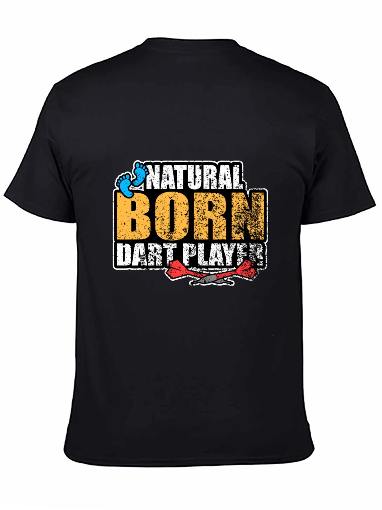 Natural Born Dart Player Graphic Tee