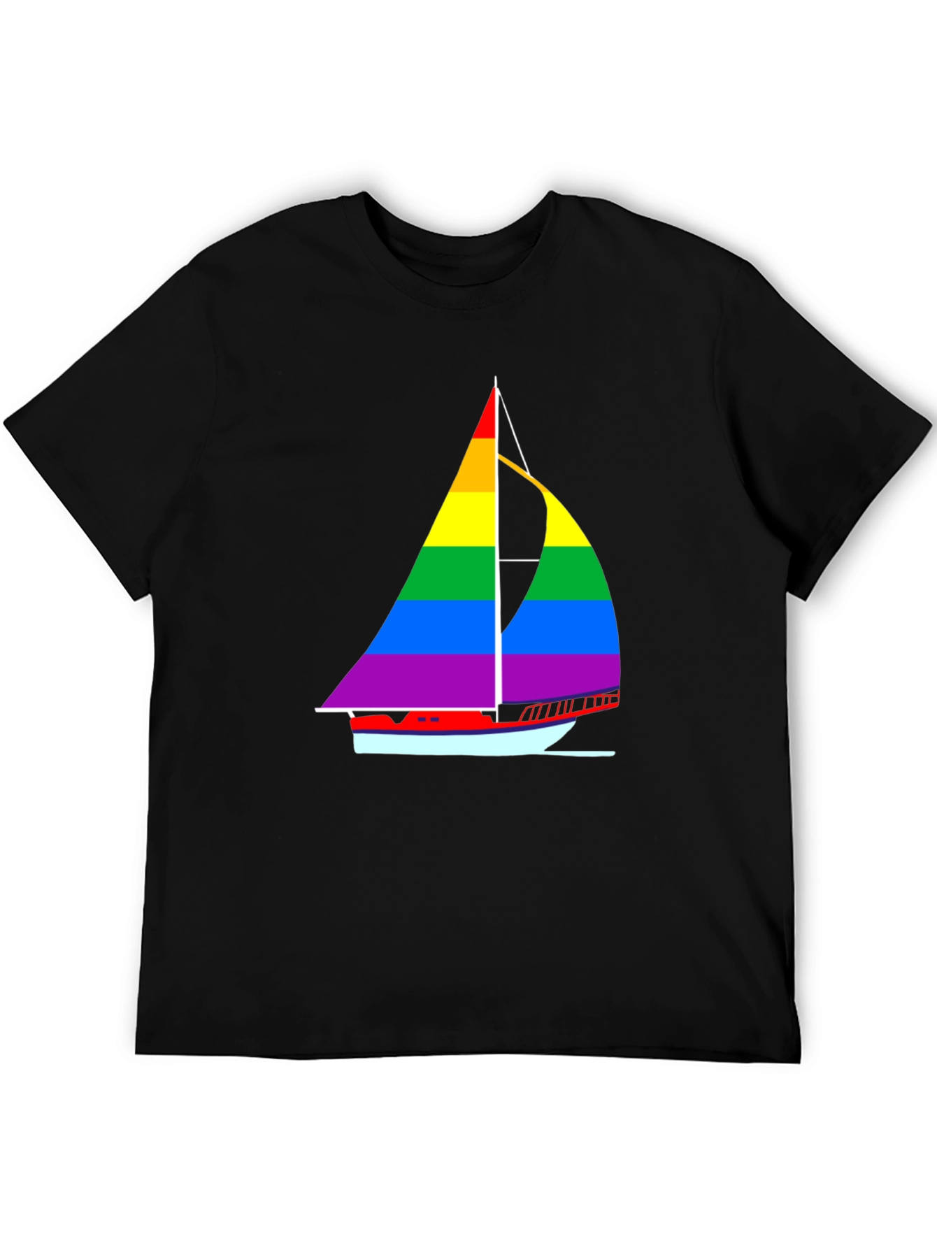 Rainbow Sailboat T-Shirt
