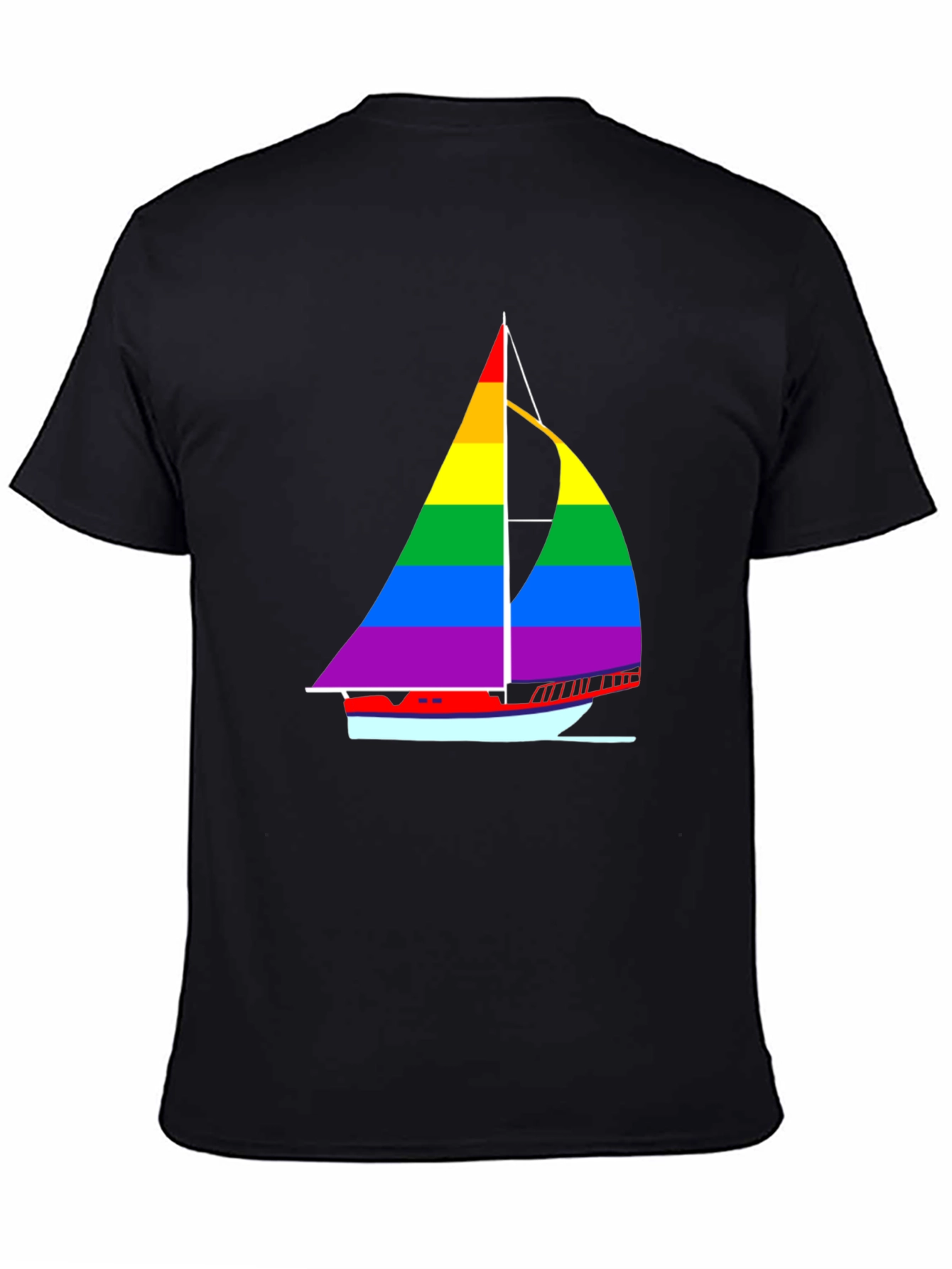 Rainbow Sailboat T-Shirt