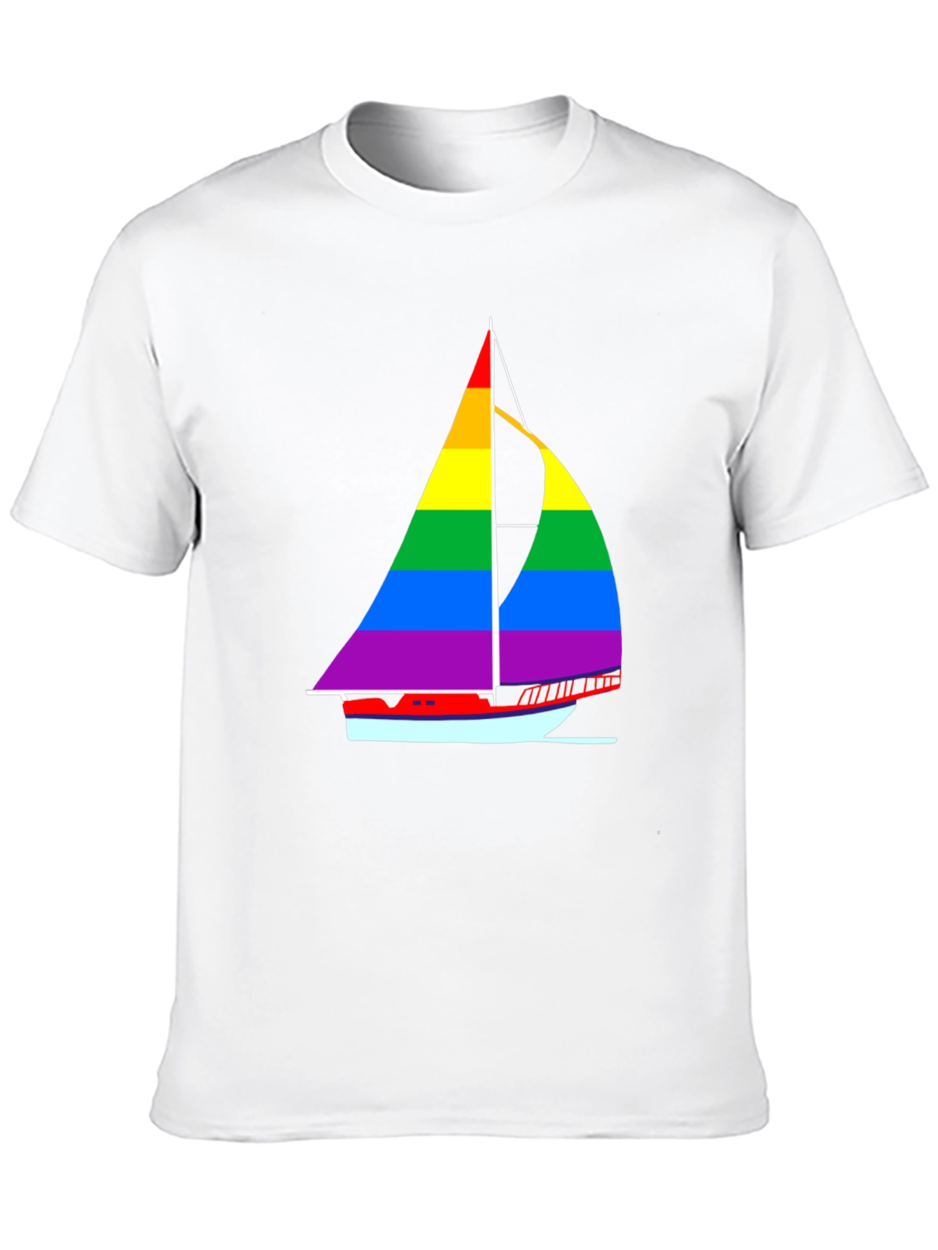 Rainbow Sailboat T-Shirt