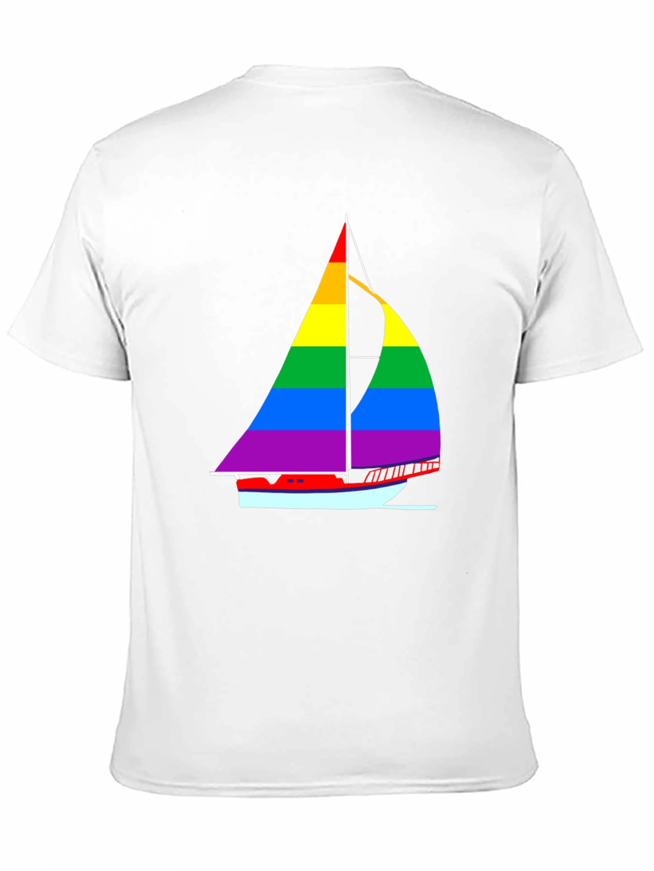 Rainbow Sailboat T-Shirt