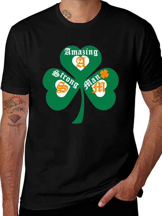 Amazing Strong Man Shamrock Tee