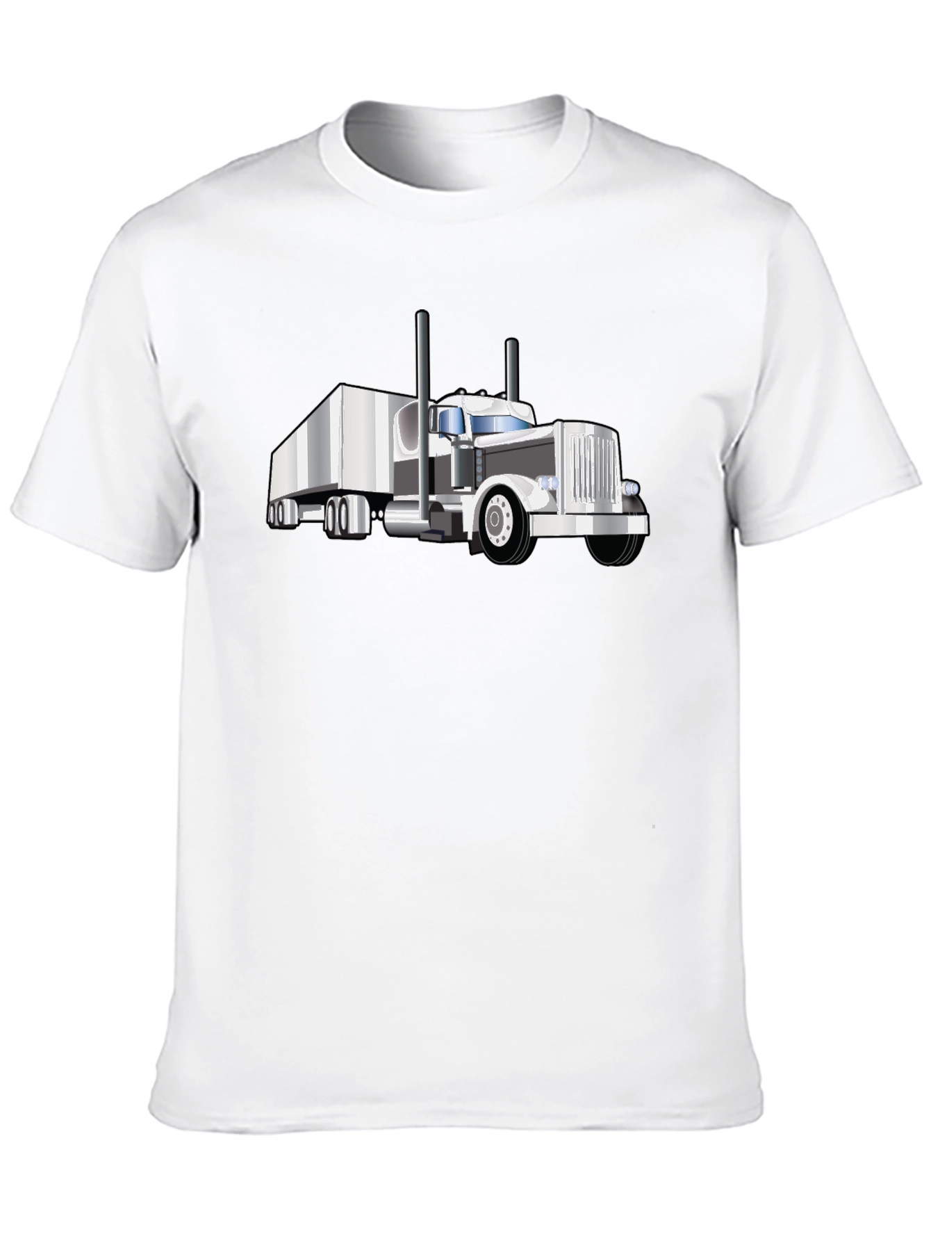 Truck Graphic Tee - Black Cotton Blend