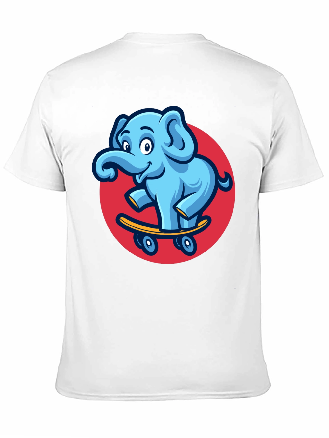 Cool Elephant Skateboard Graphic Tee