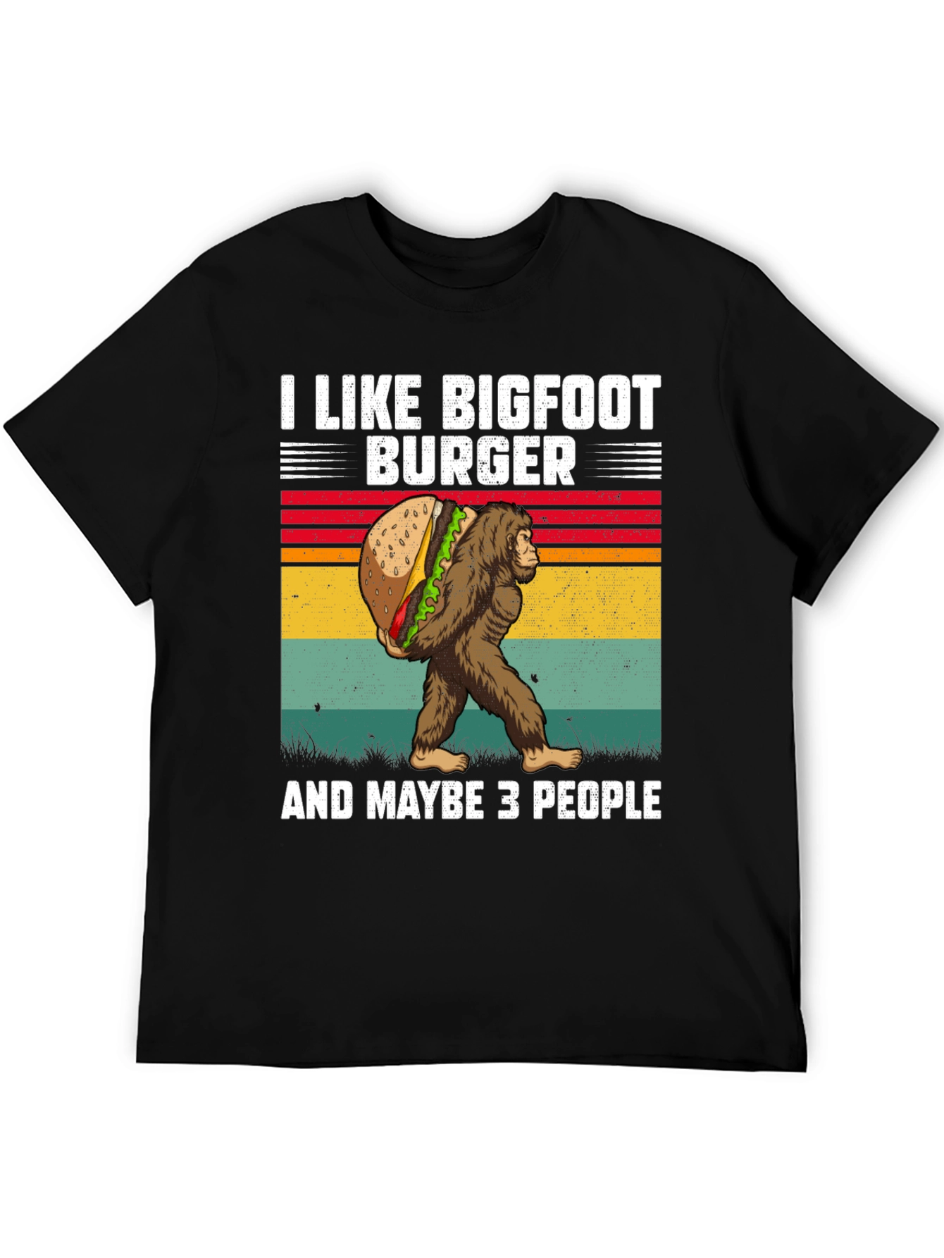 I Like Bigfoot Burger T-Shirt