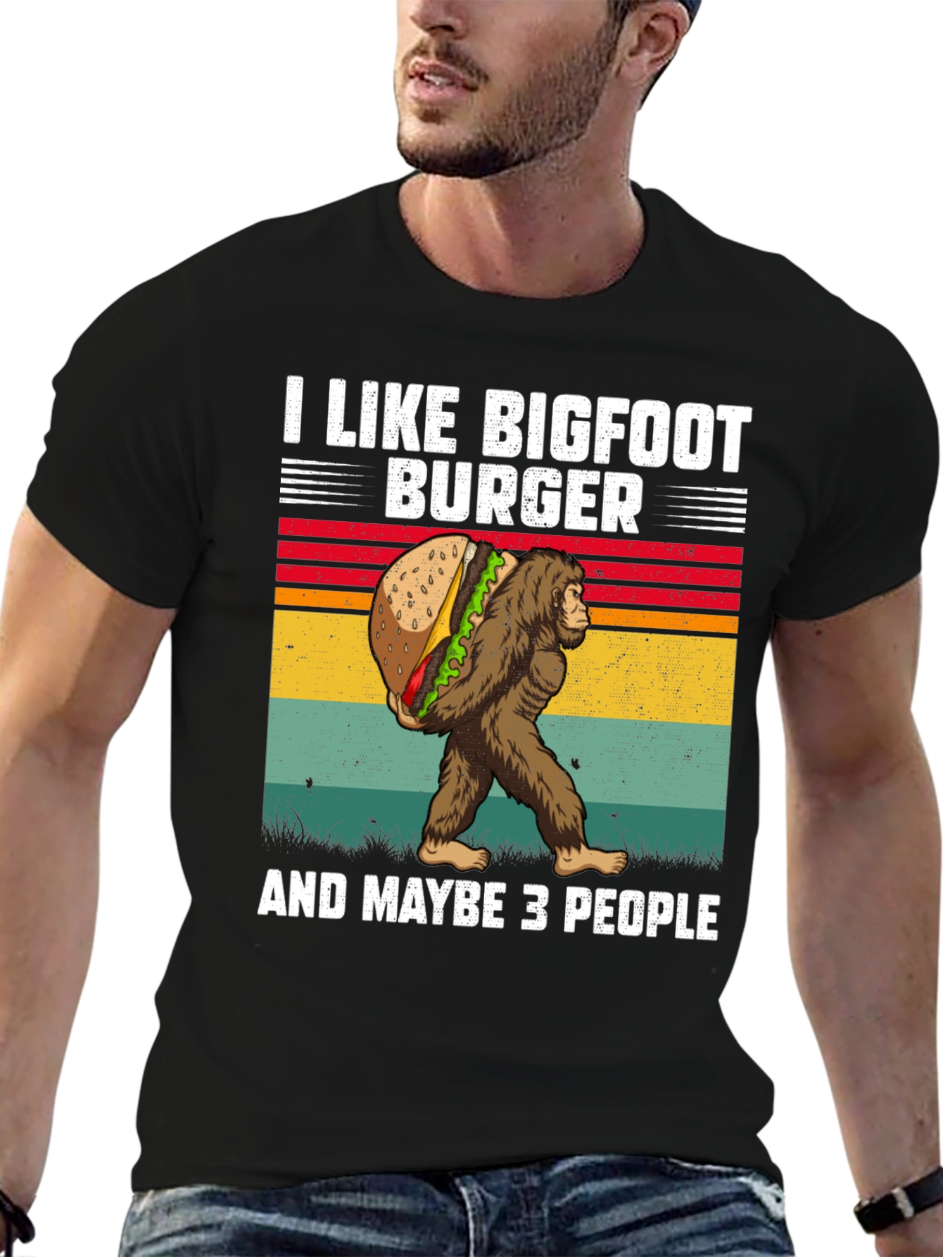 I Like Bigfoot Burger T-Shirt
