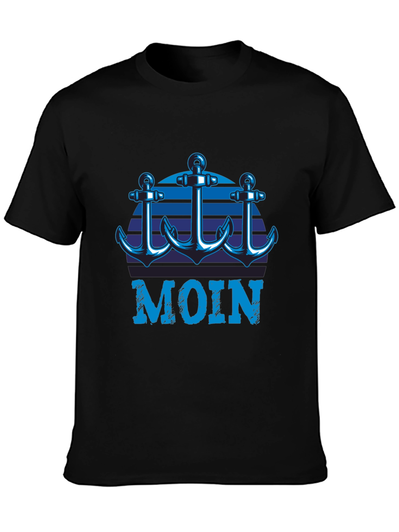 Moin Anchor Graphic Tee - Nautical Style Shirt