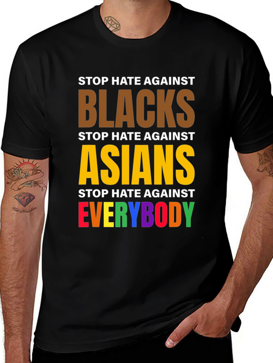 Stop Hate Against Everybody Graphic Tee