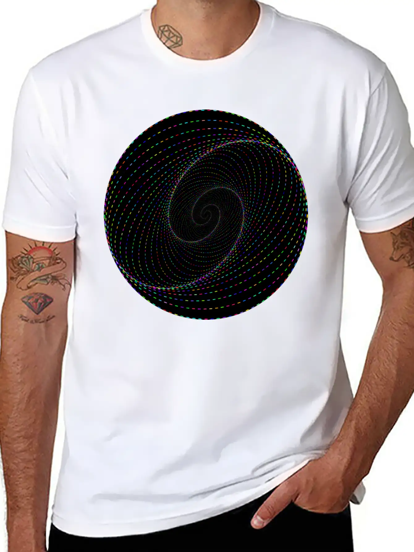 Galactic Gravitic Tensors Stylish Everyday T-Shirt – Unisex Basic Cotton Tee