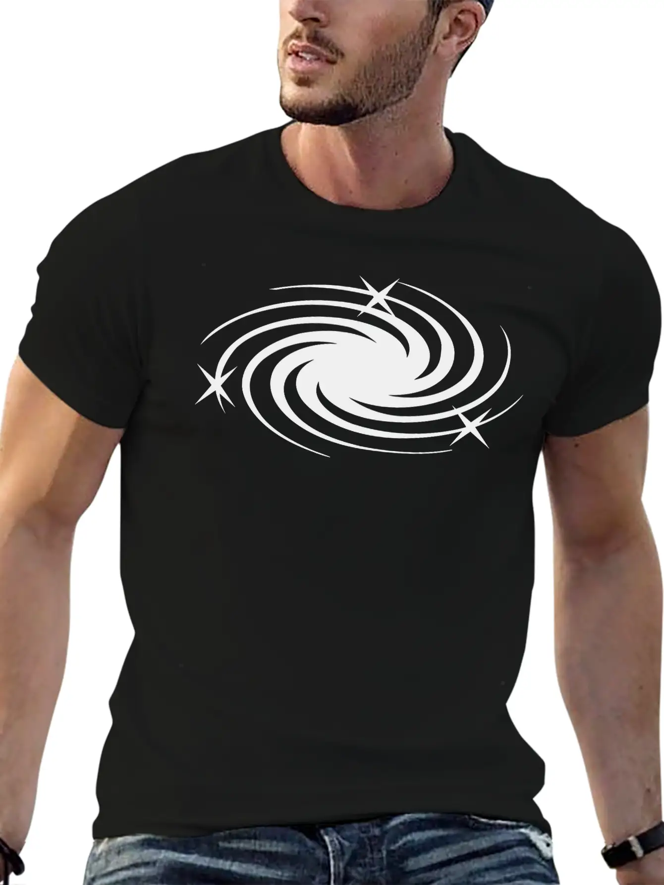 Galaxy Comfortable Minimalist Graphic Tee – Summer Style Essential