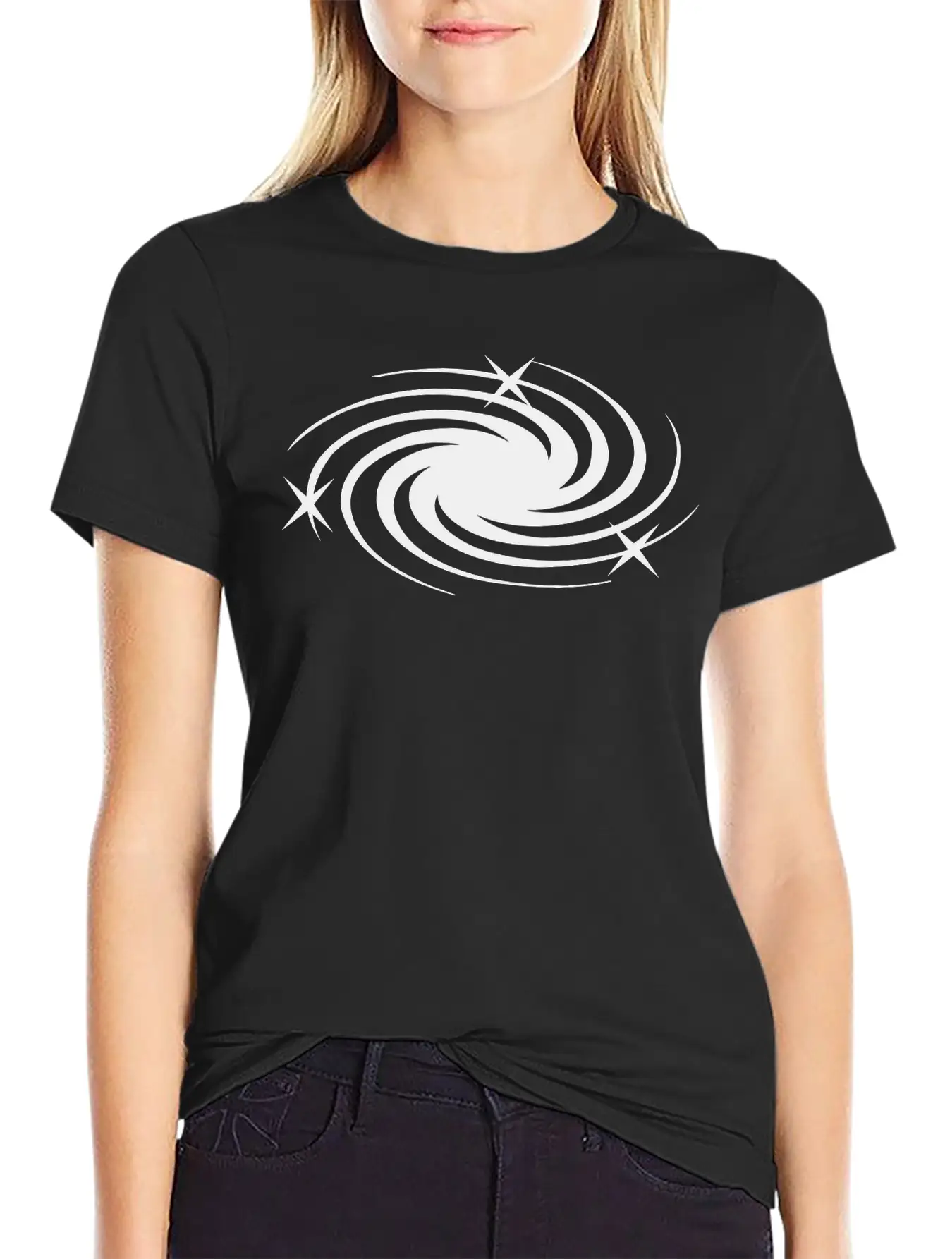 Galaxy Comfortable Minimalist Graphic Tee – Summer Style Essential