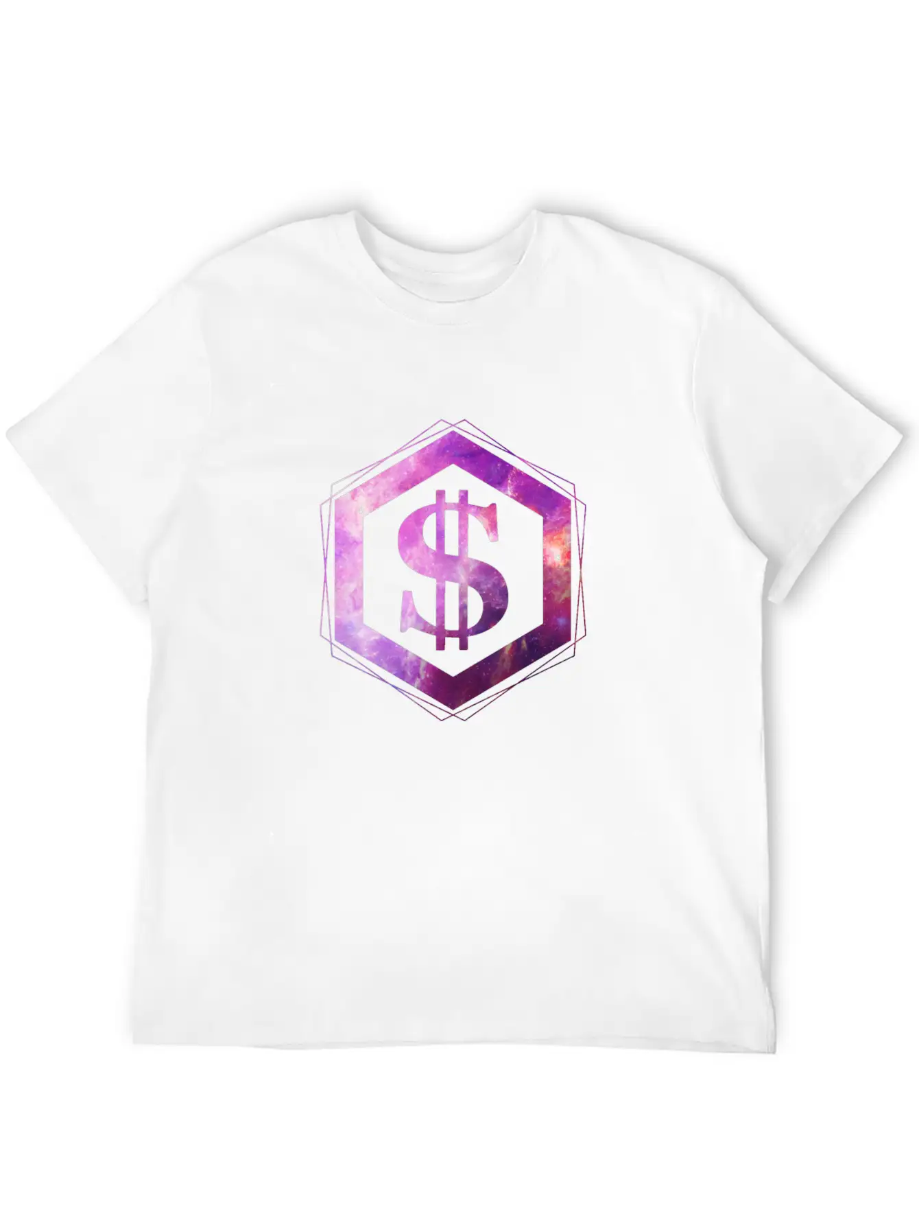 Galaxy Dollar Unisex Short Sleeve Soft Cotton T-Shirt – Casual Everyday Wear