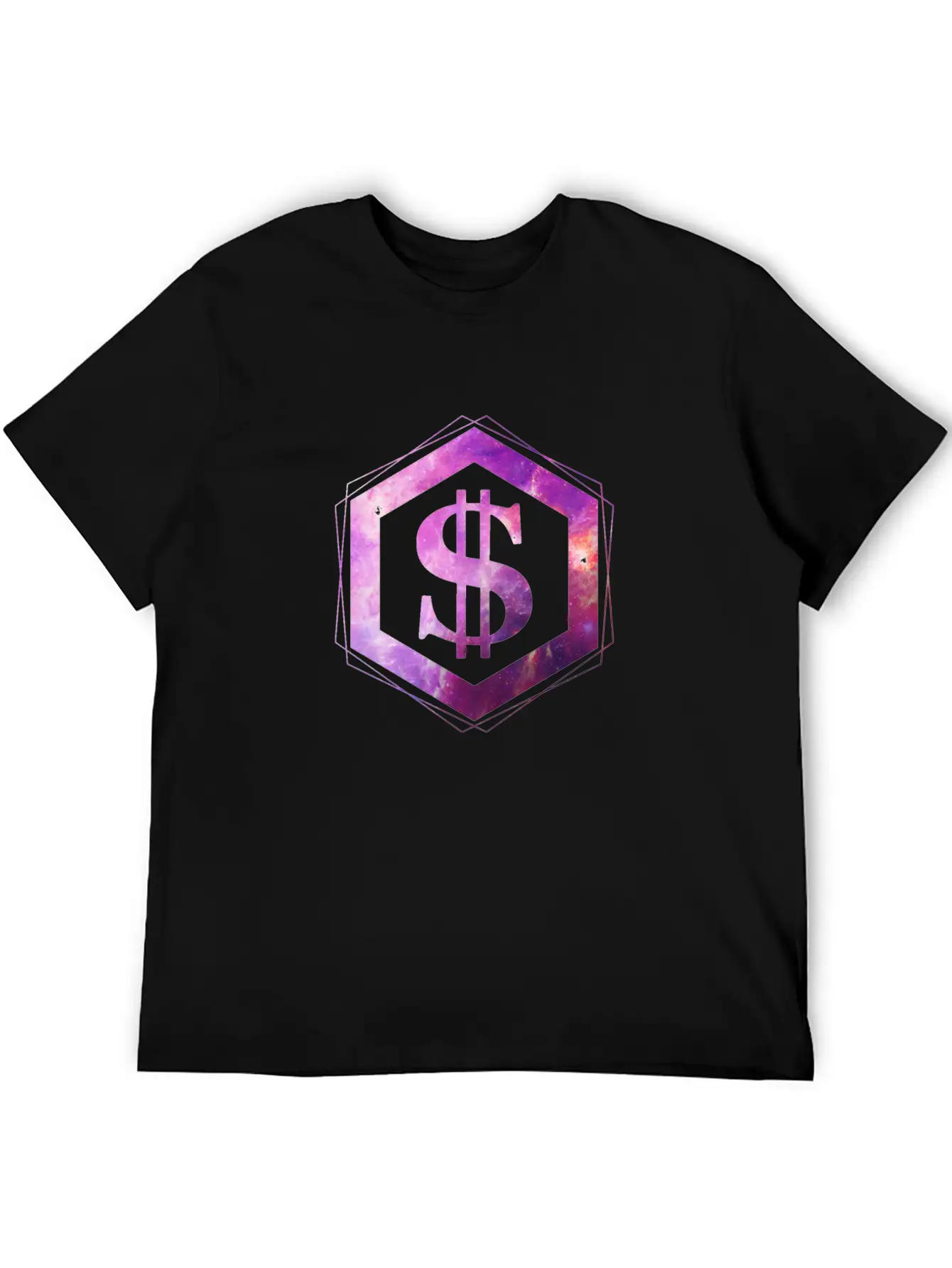 Galaxy Dollar Unisex Short Sleeve Soft Cotton T-Shirt – Casual Everyday Wear
