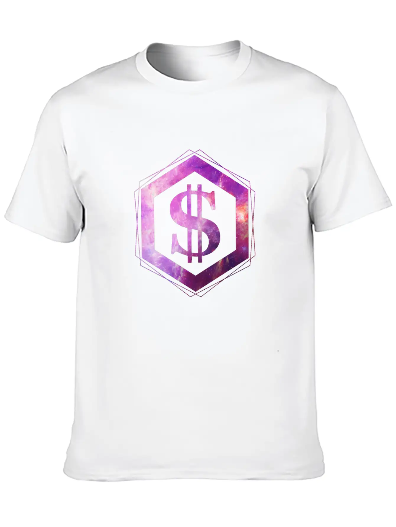 Galaxy Dollar Unisex Short Sleeve Soft Cotton T-Shirt – Casual Everyday Wear