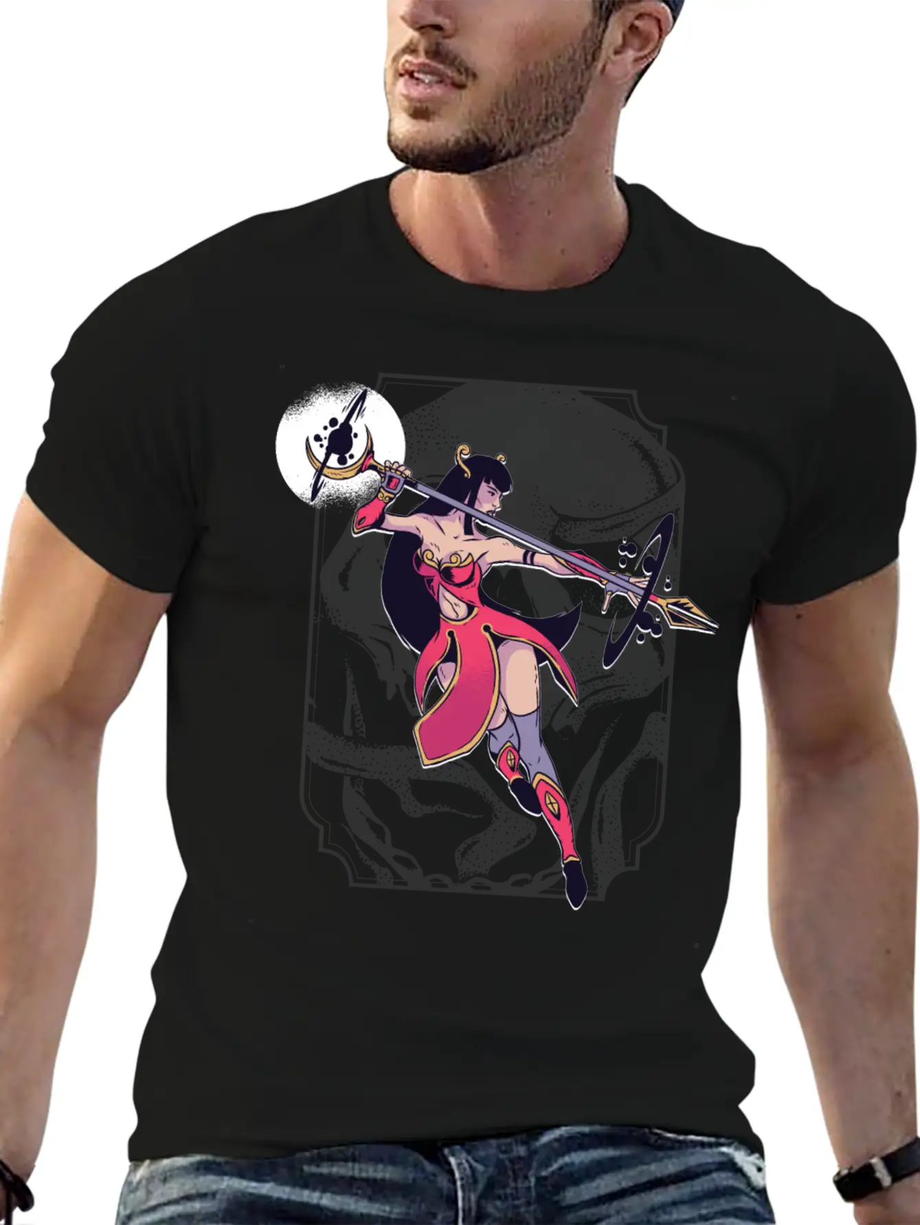 Galaxy Superwoman Superpowerful Galaxy Superwoman Comfortable Minimalist Graphic Tee – Summer Style Essential