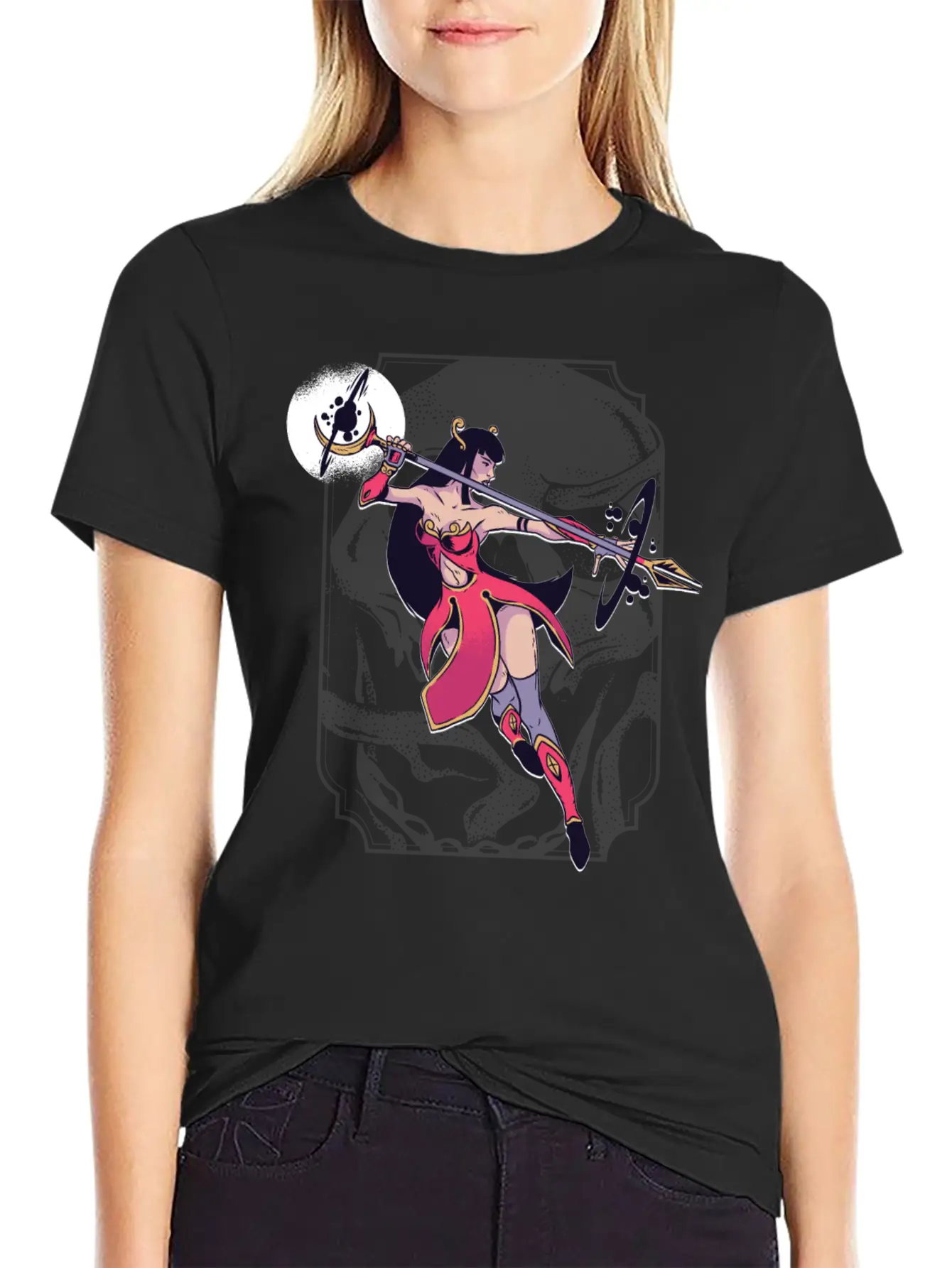 Galaxy Superwoman Superpowerful Galaxy Superwoman Comfortable Minimalist Graphic Tee – Summer Style Essential