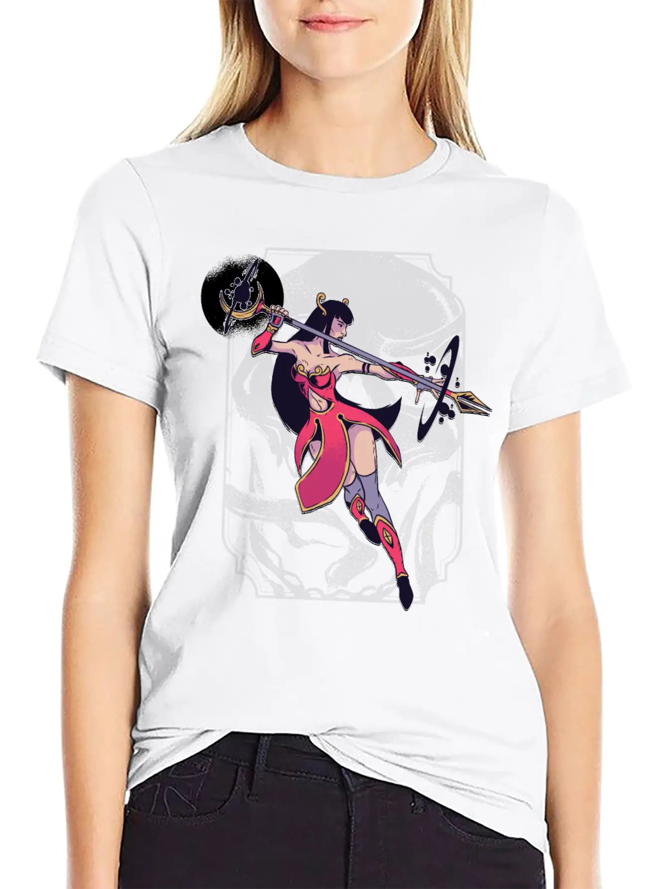 Galaxy Superwoman Superpowerful Galaxy Superwoman Comfortable Minimalist Graphic Tee – Summer Style Essential