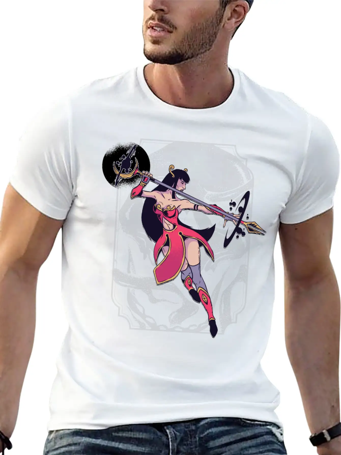 Galaxy Superwoman Superpowerful Galaxy Superwoman Comfortable Minimalist Graphic Tee – Summer Style Essential
