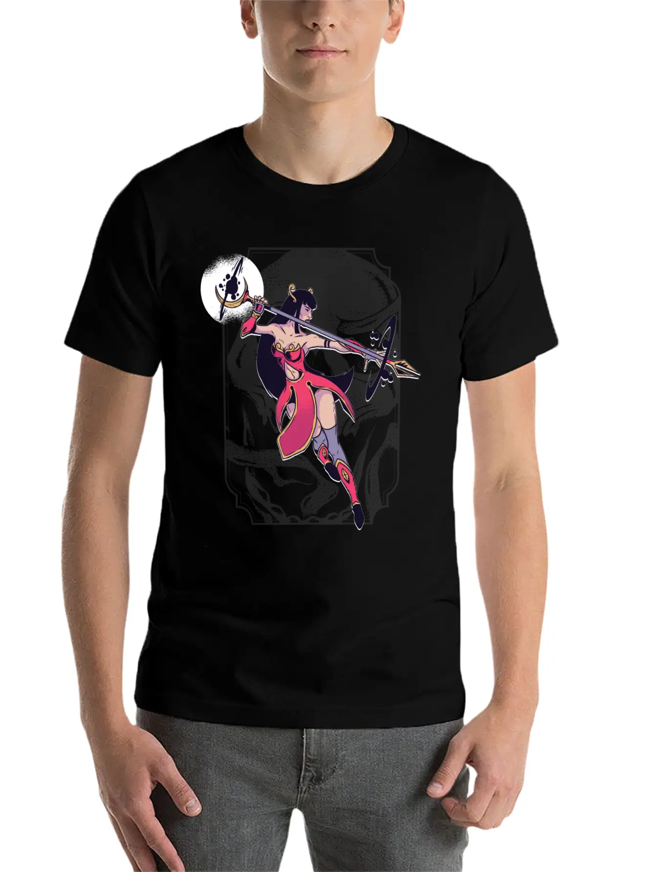 Galaxy Superwoman Superpowerful Galaxy Superwoman Comfortable Minimalist Graphic Tee – Summer Style Essential