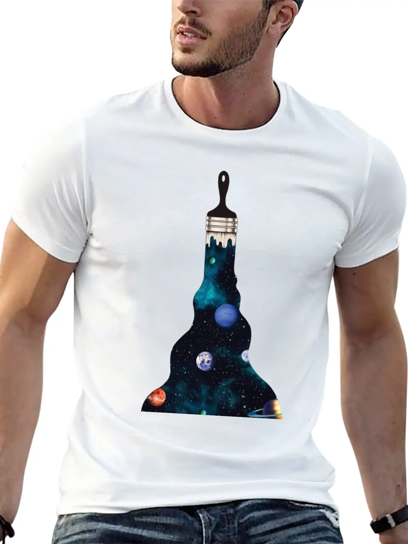 Galaxy Unisex Casual T-Shirt – Clean Design For Daily Comfort