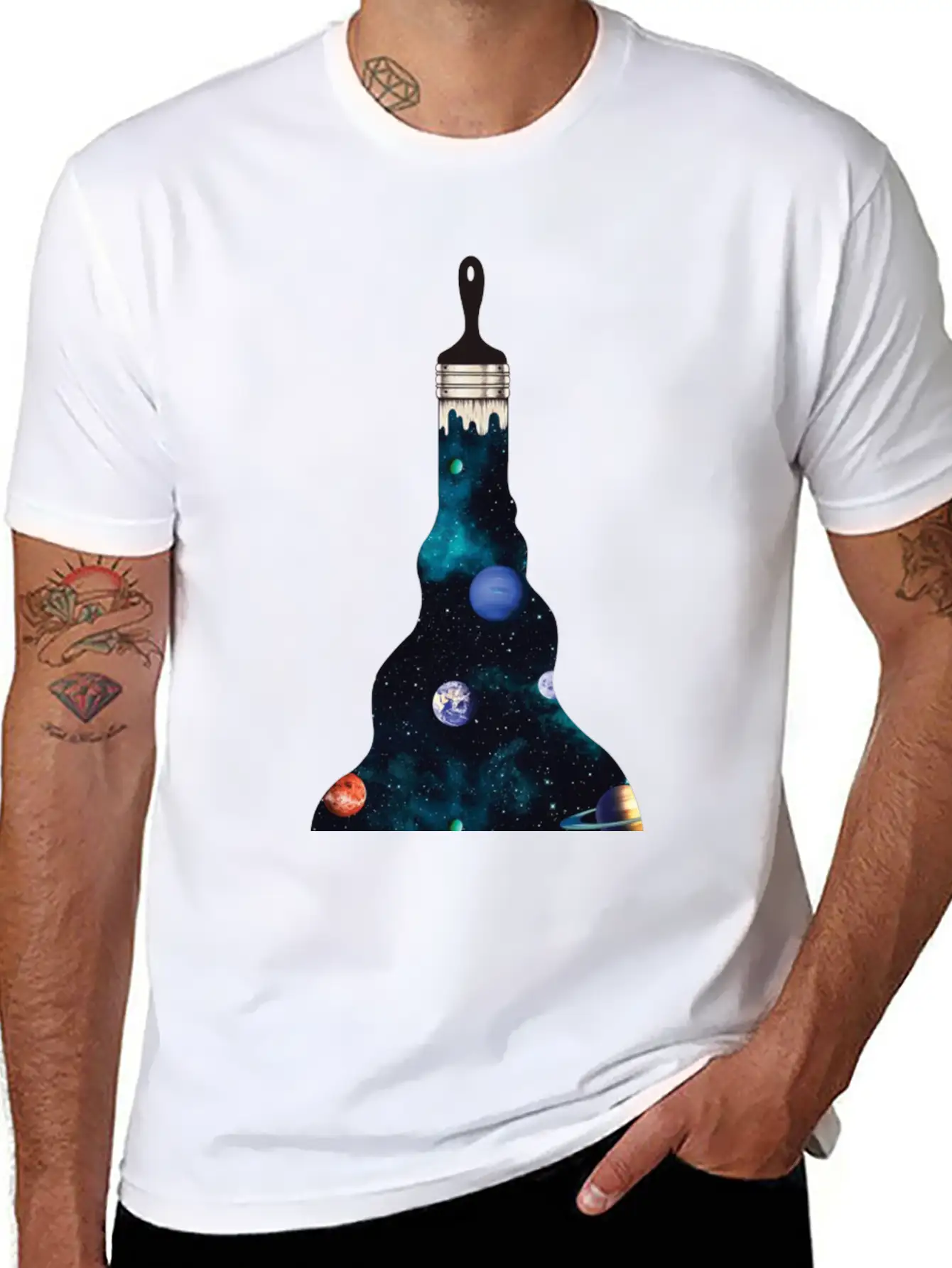 Galaxy Unisex Casual T-Shirt – Clean Design For Daily Comfort