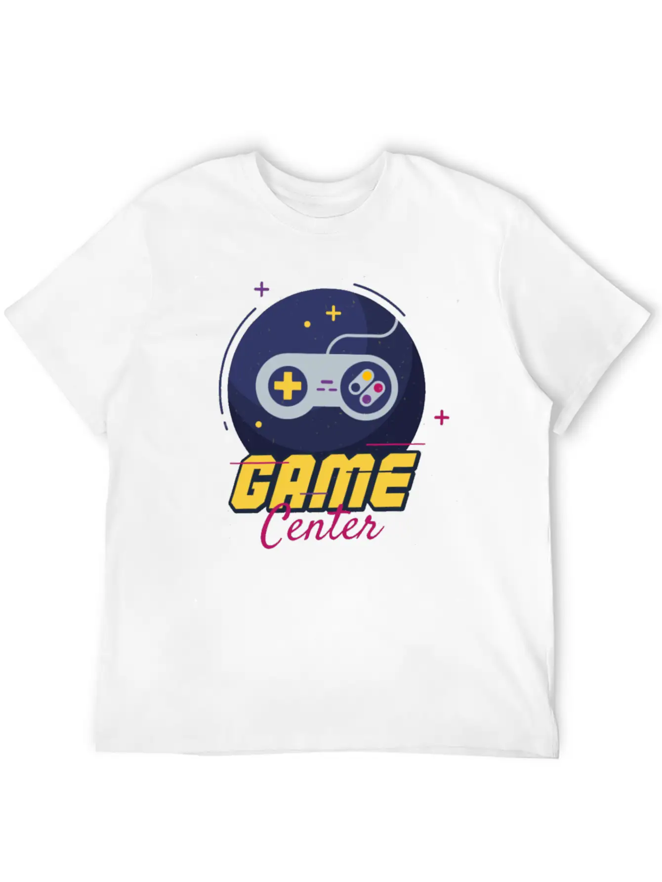 Game Center Game Center Unisex Short Sleeve Soft Cotton T-Shirt – Casual Everyday Wear