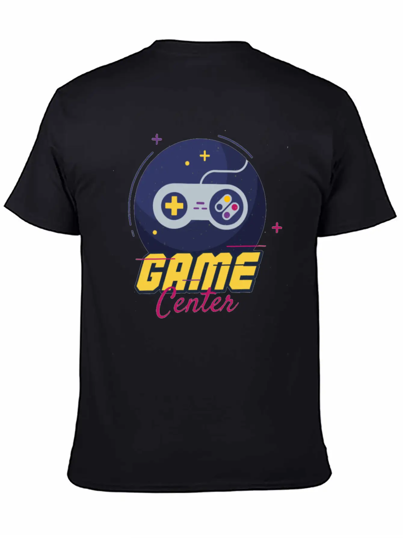 Game Center Game Center Unisex Short Sleeve Soft Cotton T-Shirt – Casual Everyday Wear