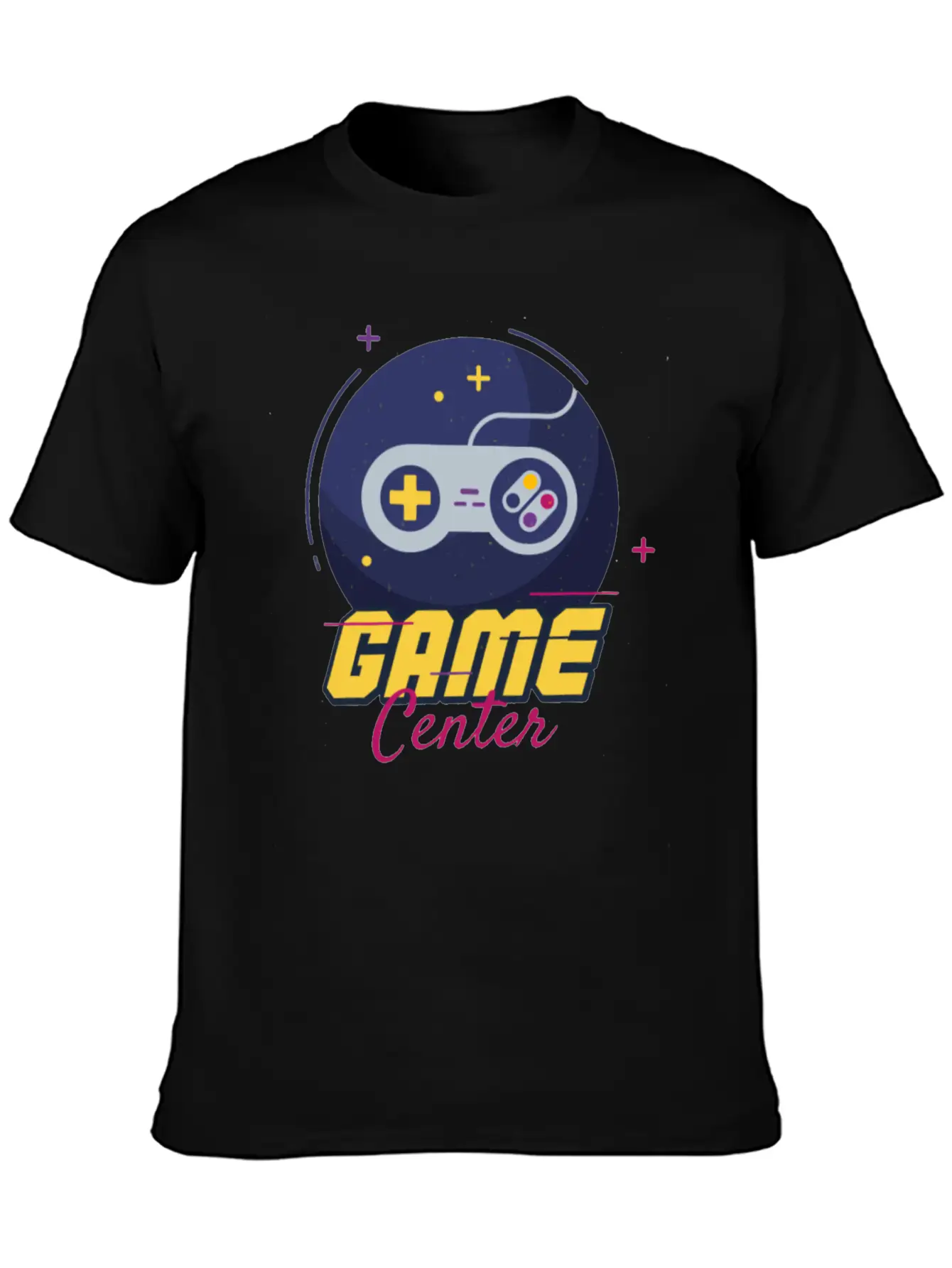 Game Center Game Center Unisex Short Sleeve Soft Cotton T-Shirt – Casual Everyday Wear