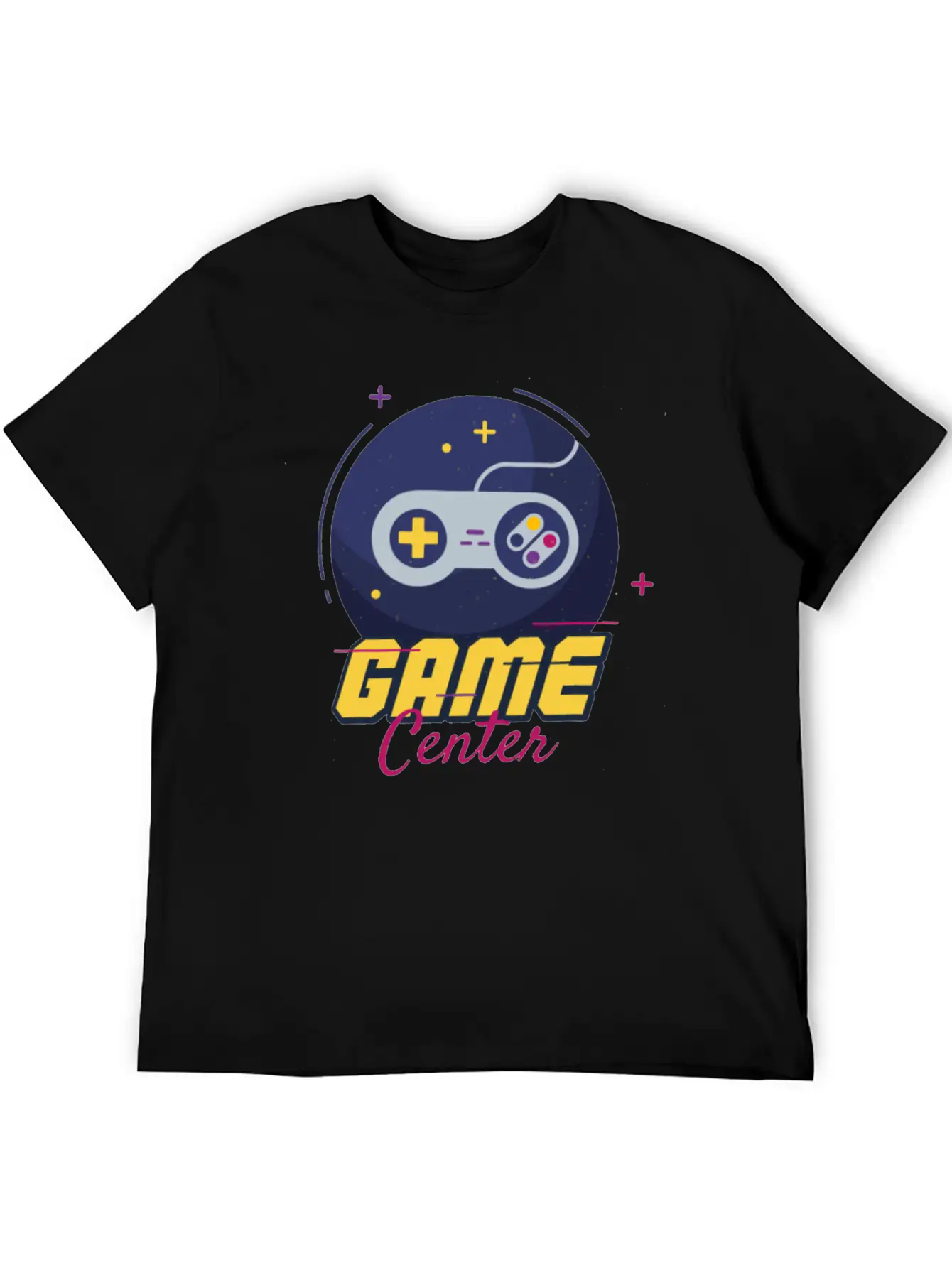 Game Center Game Center Unisex Short Sleeve Soft Cotton T-Shirt – Casual Everyday Wear