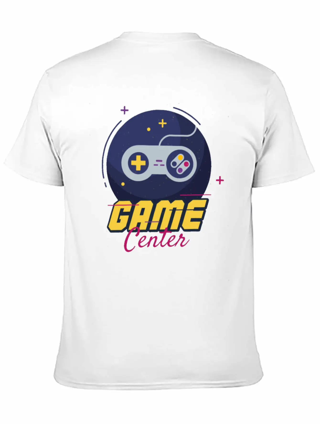 Game Center Game Center Unisex Short Sleeve Soft Cotton T-Shirt – Casual Everyday Wear