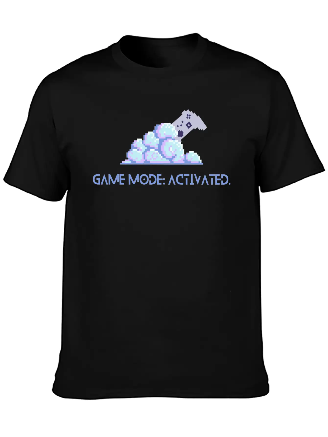 Game Mode Activated – Pixel Art Modern Game Style Timeless Short Sleeve Tee – Comfy And Minimalist Design