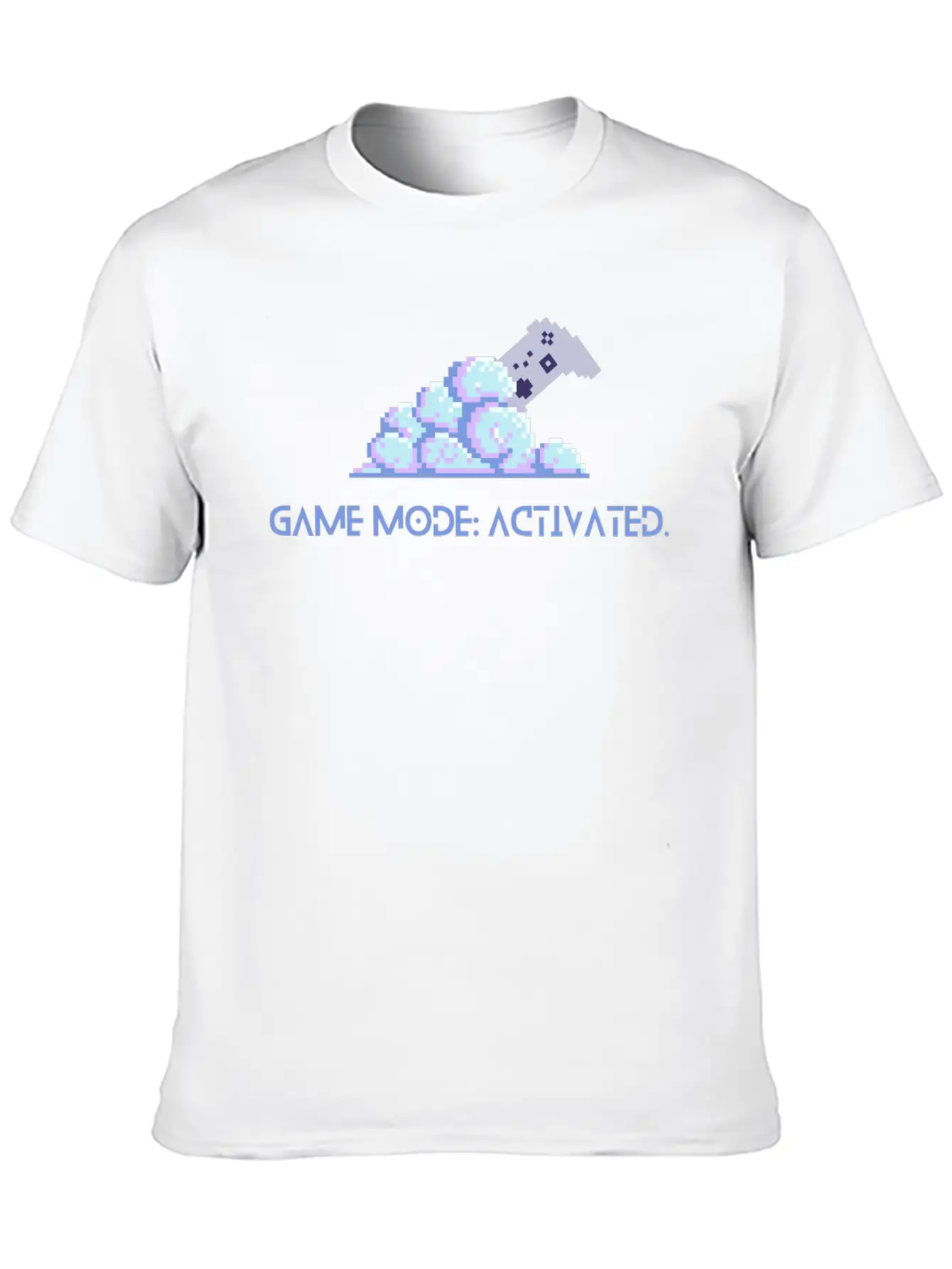 Game Mode Activated – Pixel Art Modern Game Style Timeless Short Sleeve Tee – Comfy And Minimalist Design