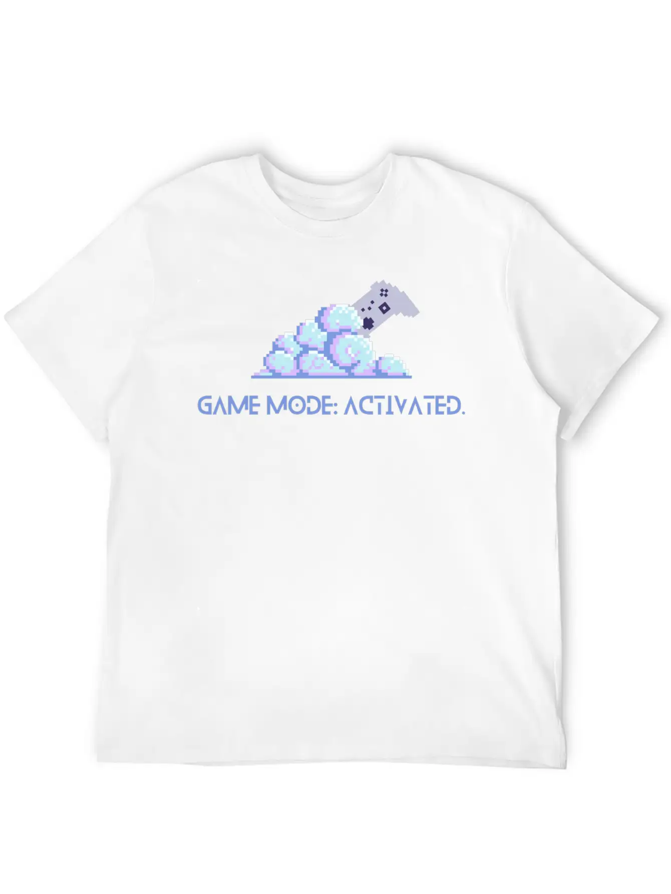 Game Mode Activated – Pixel Art Modern Game Style Timeless Short Sleeve Tee – Comfy And Minimalist Design
