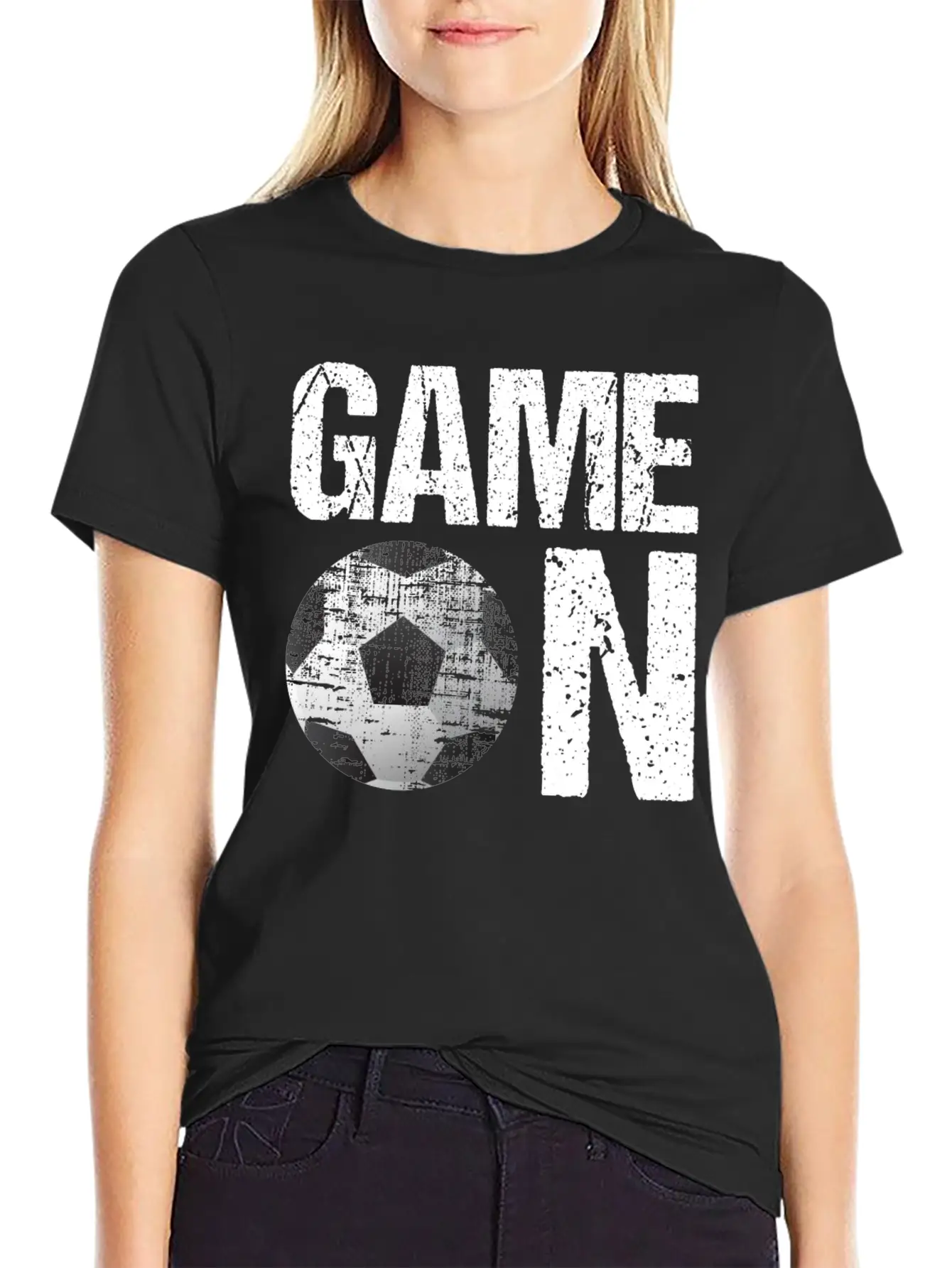 GAME ON! Gift For Soccer Lover/Player Stylish Everyday T-Shirt – Unisex Basic Cotton Tee