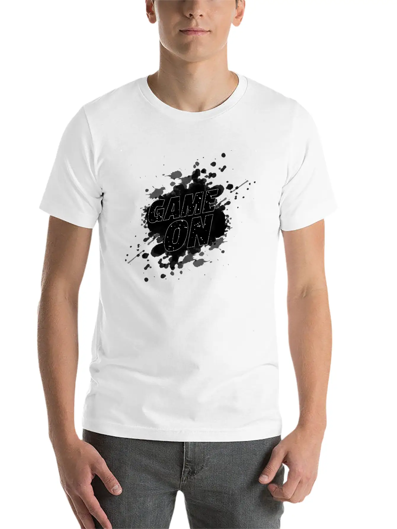 Game On Unisex Short Sleeve Soft Cotton T-Shirt – Casual Everyday Wear