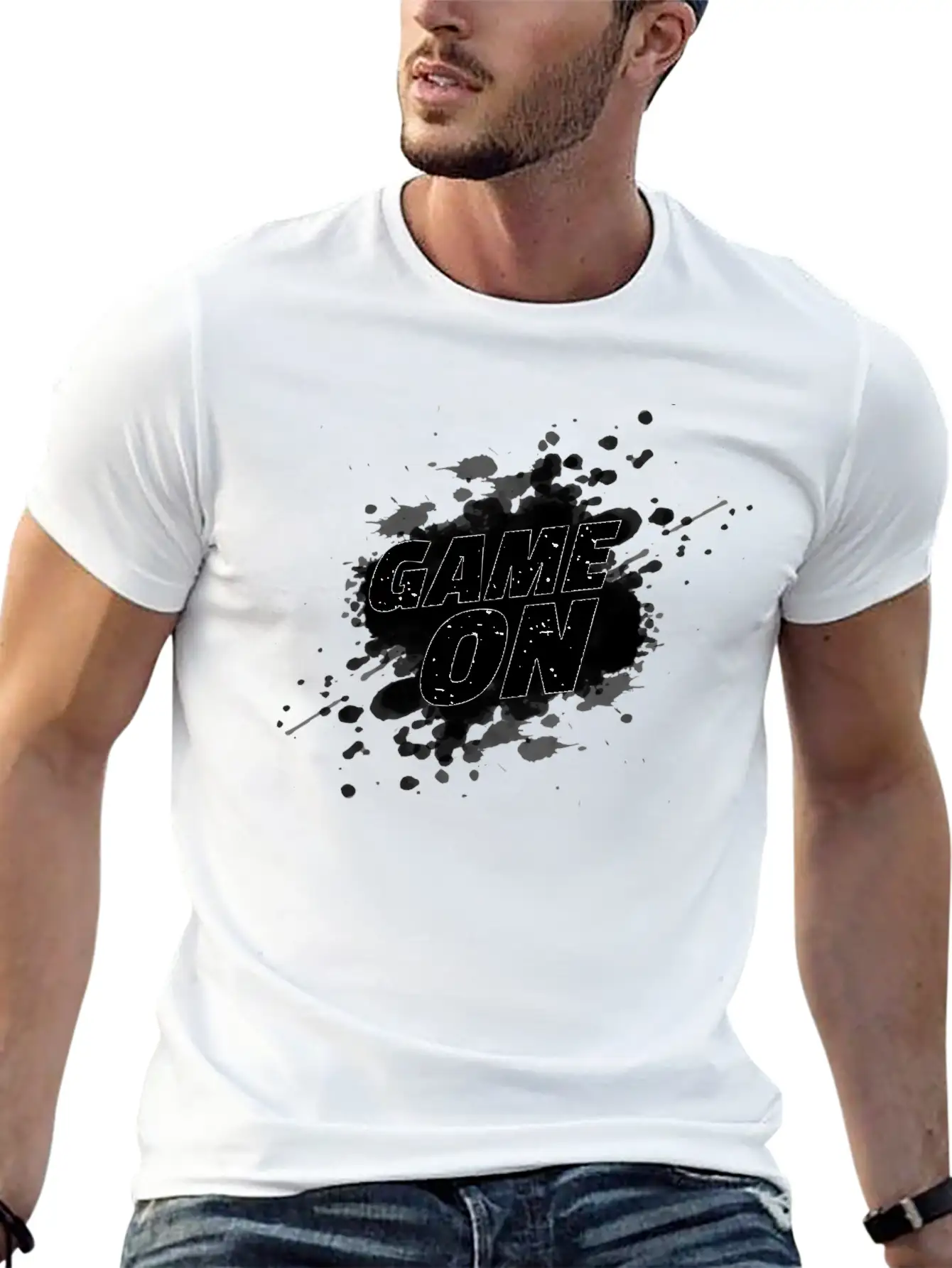 Game On Unisex Short Sleeve Soft Cotton T-Shirt – Casual Everyday Wear