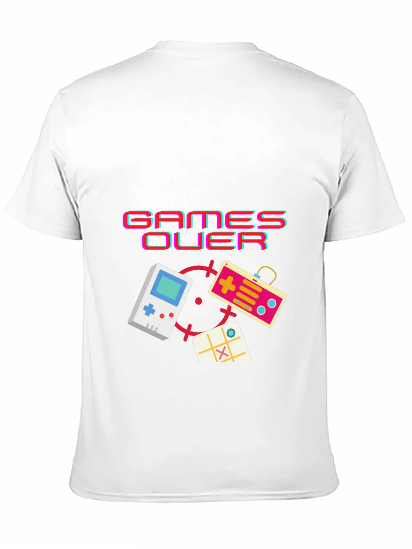 Game Over / Games Over Stylish Everyday T-Shirt – Unisex Basic Cotton Tee