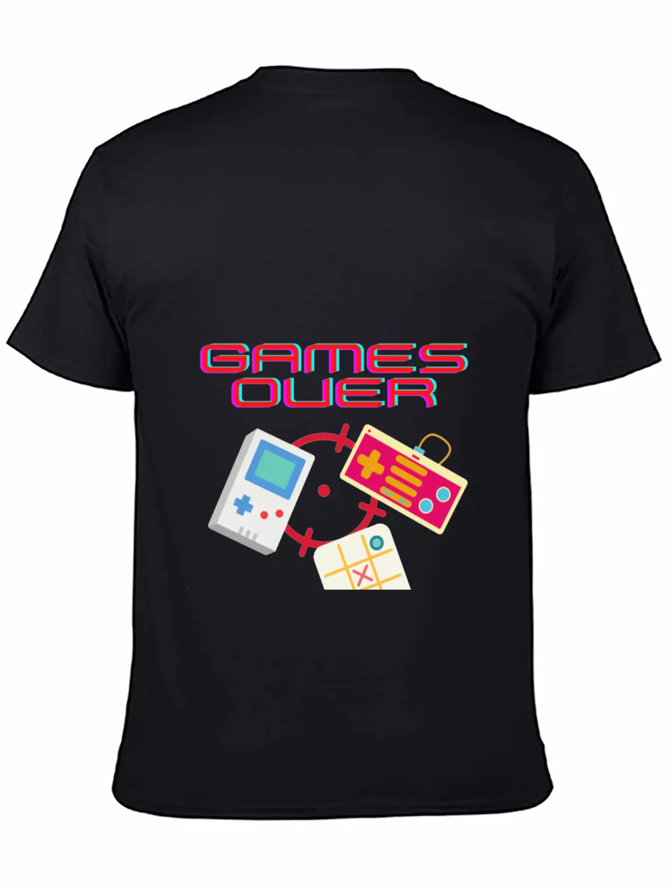 Game Over / Games Over Stylish Everyday T-Shirt – Unisex Basic Cotton Tee