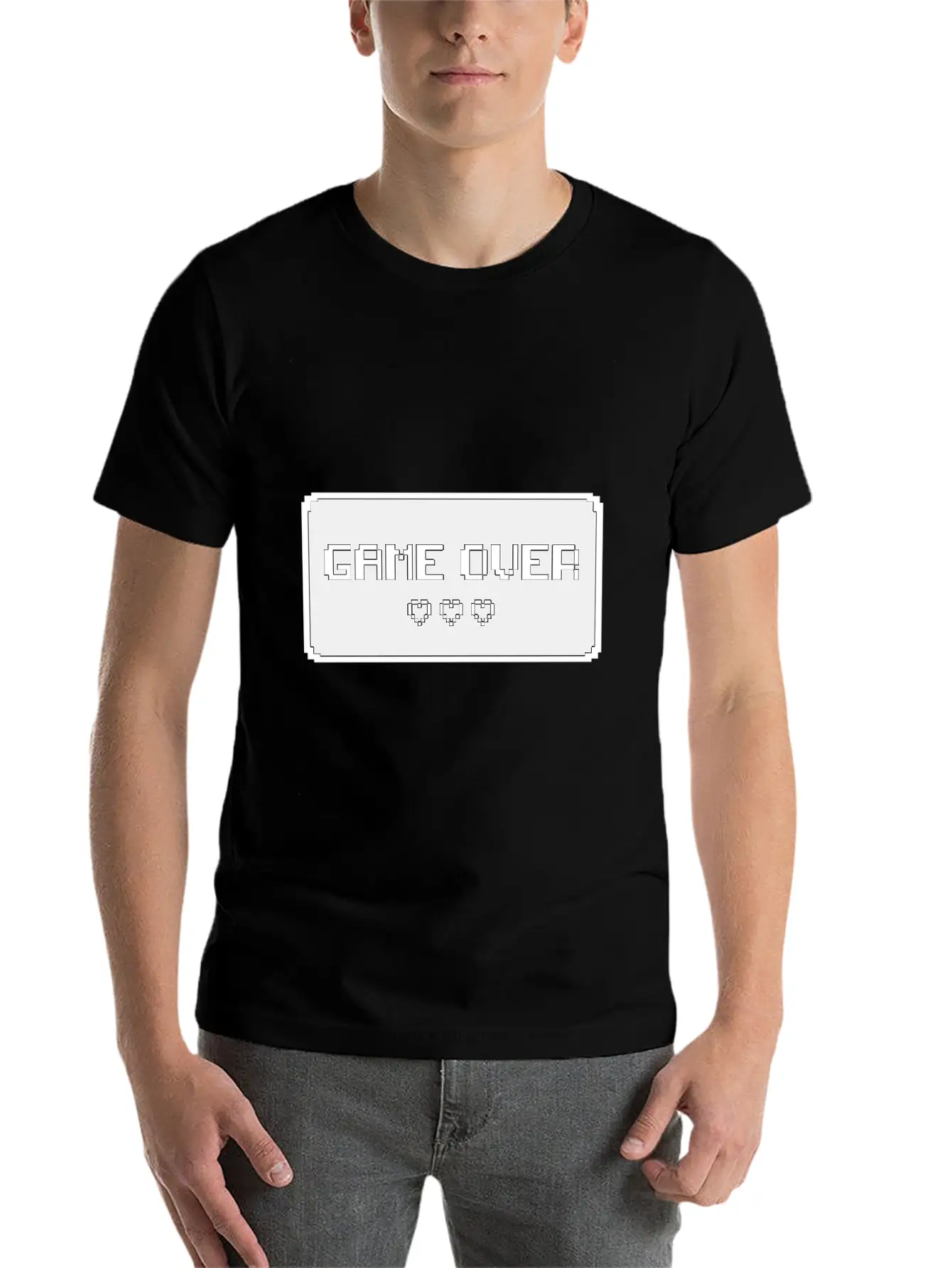 Game Over Rave Trance Festival T Shirt Stylish Everyday T-Shirt – Unisex Basic Cotton Tee