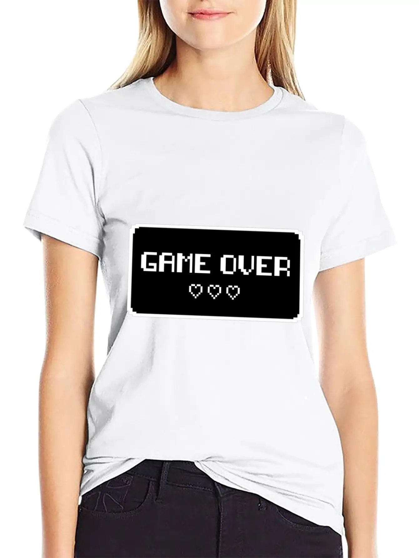 Game Over Rave Trance Festival T Shirt Stylish Everyday T-Shirt – Unisex Basic Cotton Tee
