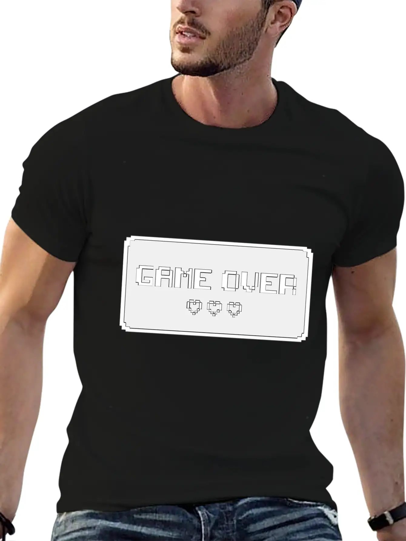 Game Over Rave Trance Festival T Shirt Stylish Everyday T-Shirt – Unisex Basic Cotton Tee