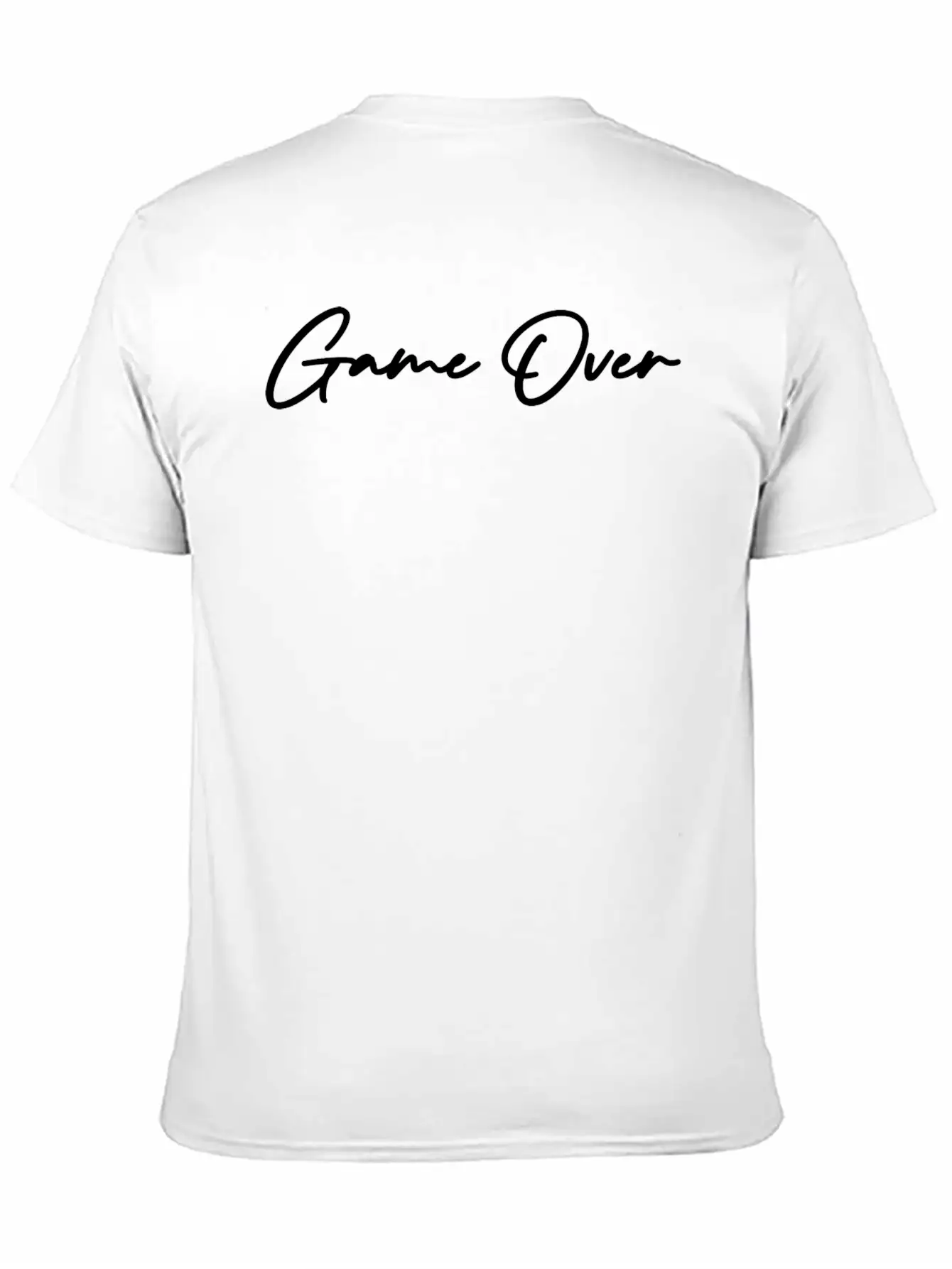Game Over Unisex Casual T-Shirt – Clean Design For Daily Comfort