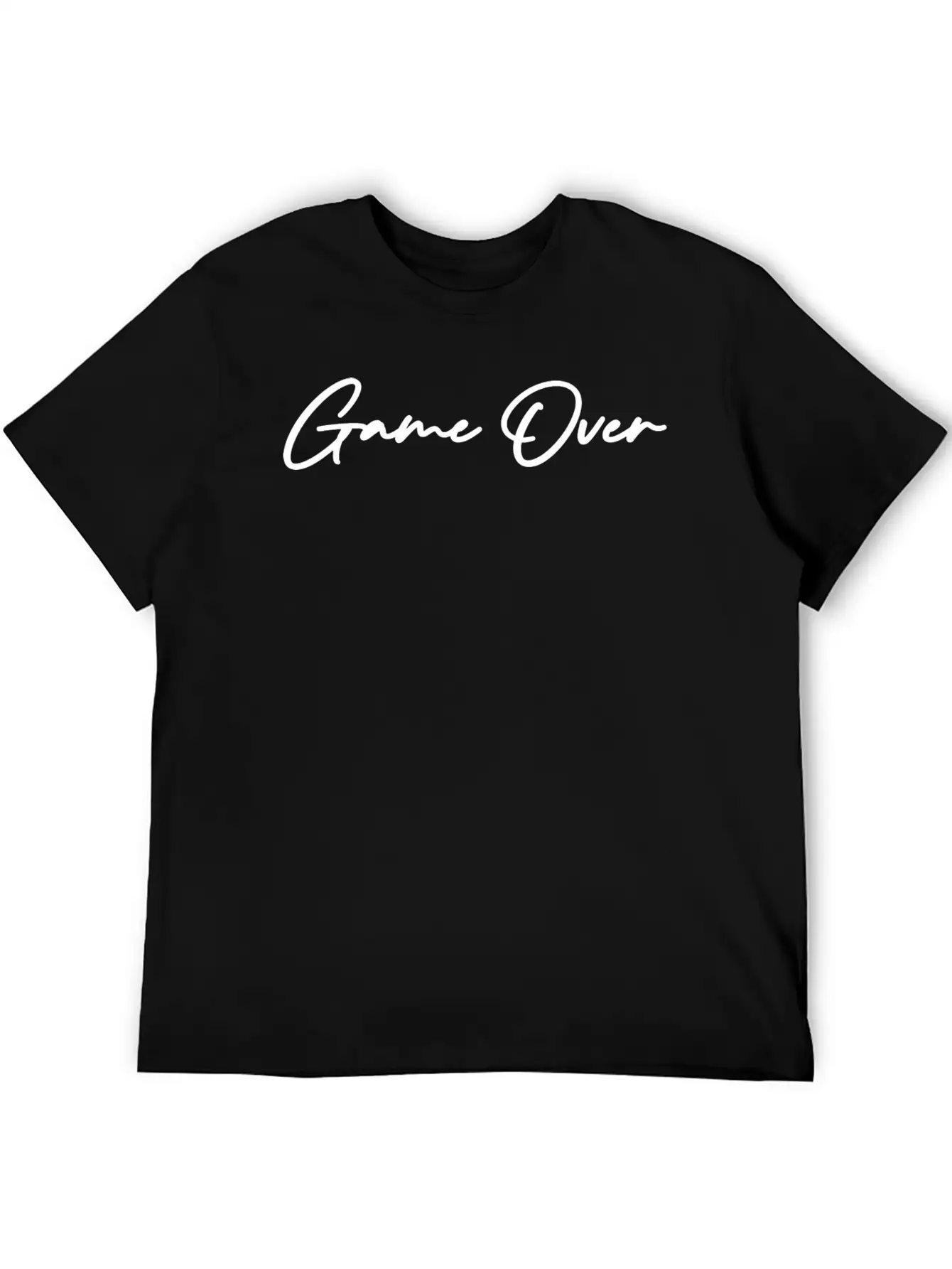 Game Over Unisex Casual T-Shirt – Clean Design For Daily Comfort