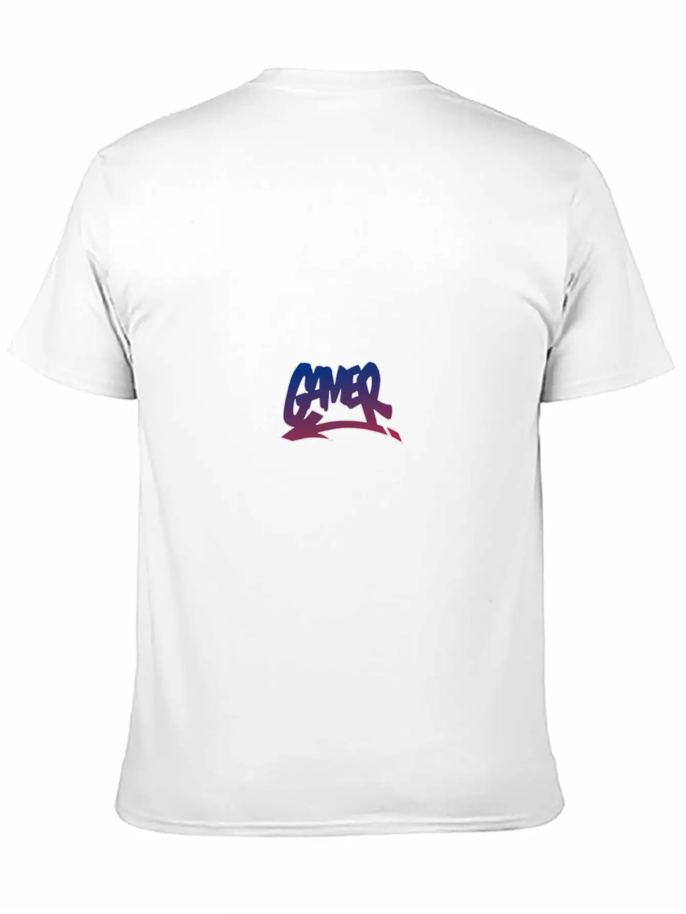 Gamer Graffiti Style Gradient Street Style Urban W Unisex Short Sleeve Soft Cotton T-Shirt – Casual Everyday Wear